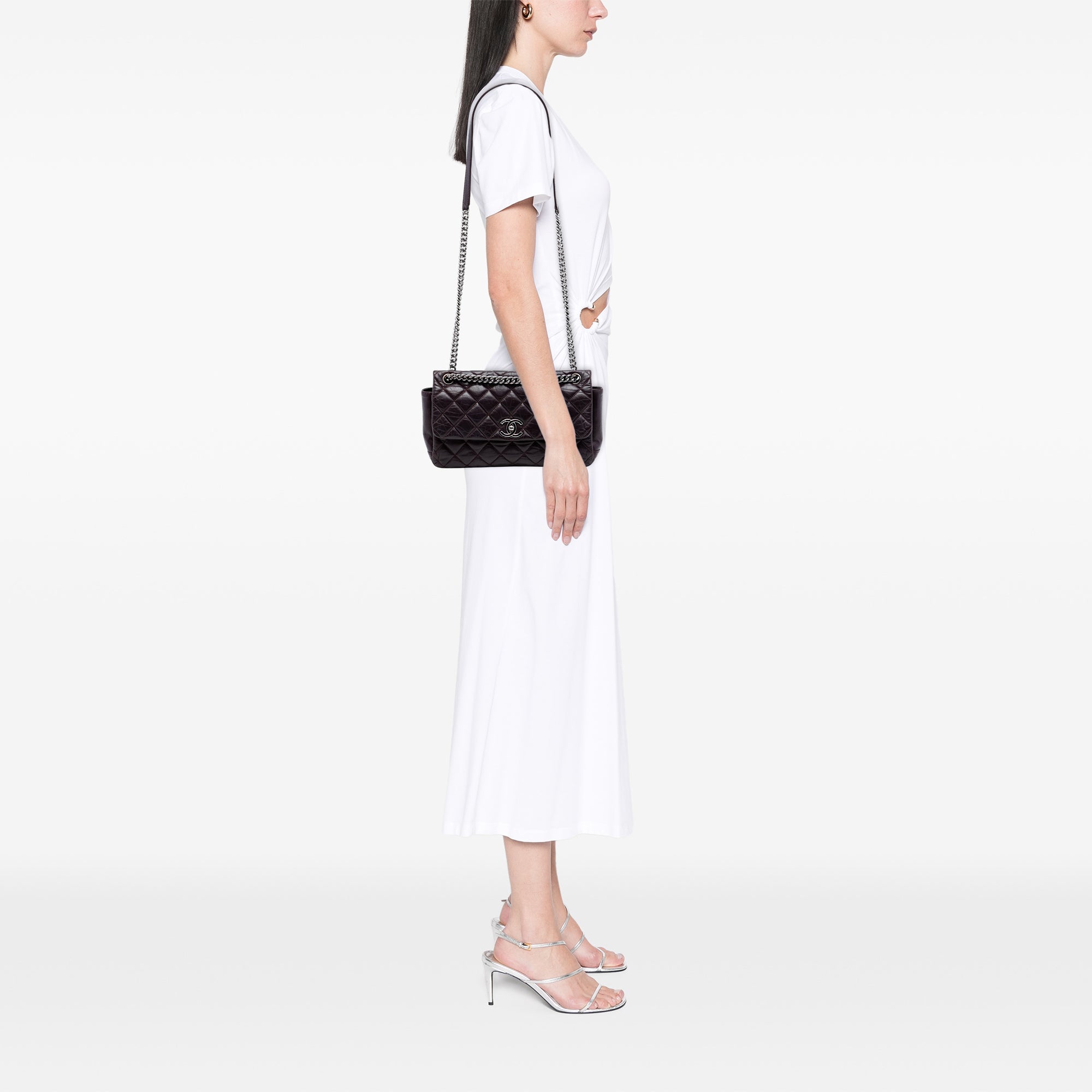 Chanel Small Aged Calfskin Lady Pearly Flap - image 6