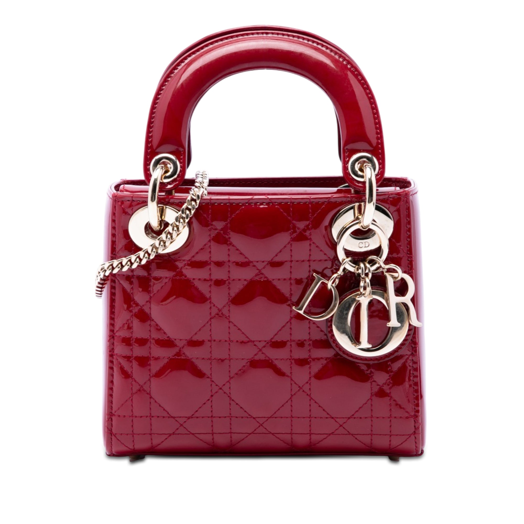 Dior Mini Patent Cannage Lady Dior - image 1