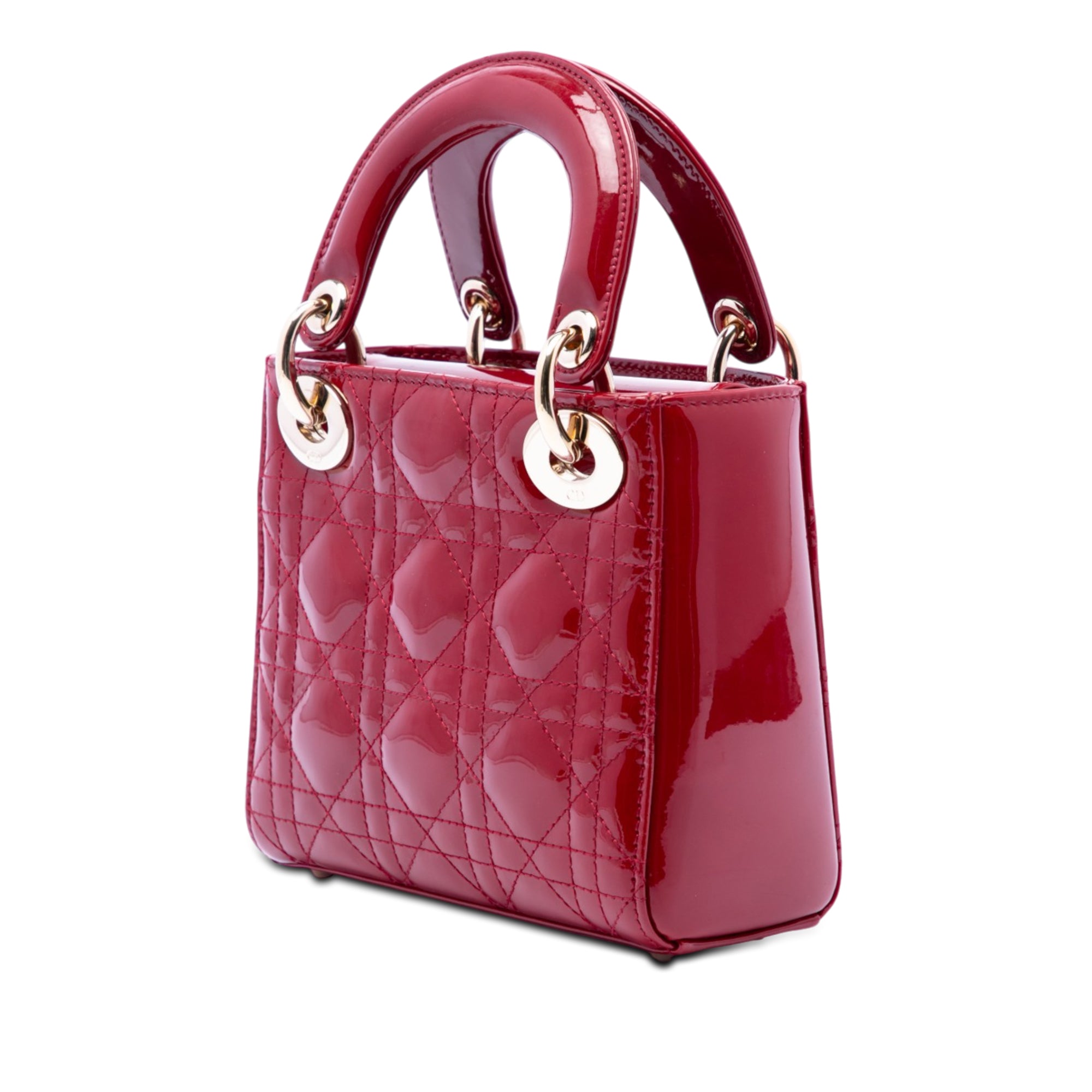 Dior Mini Patent Cannage Lady Dior - image 2