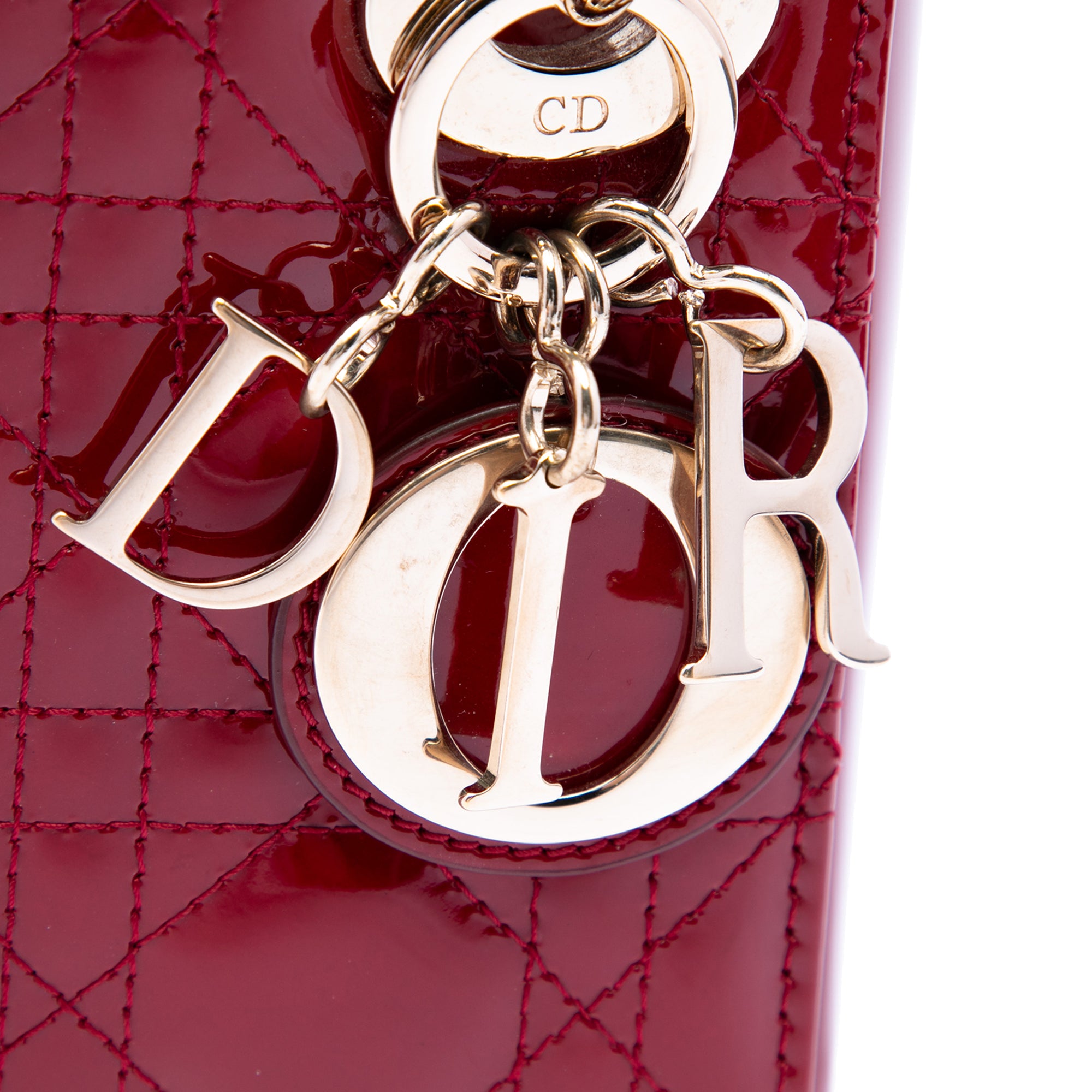 Dior Mini Patent Cannage Lady Dior - image 5