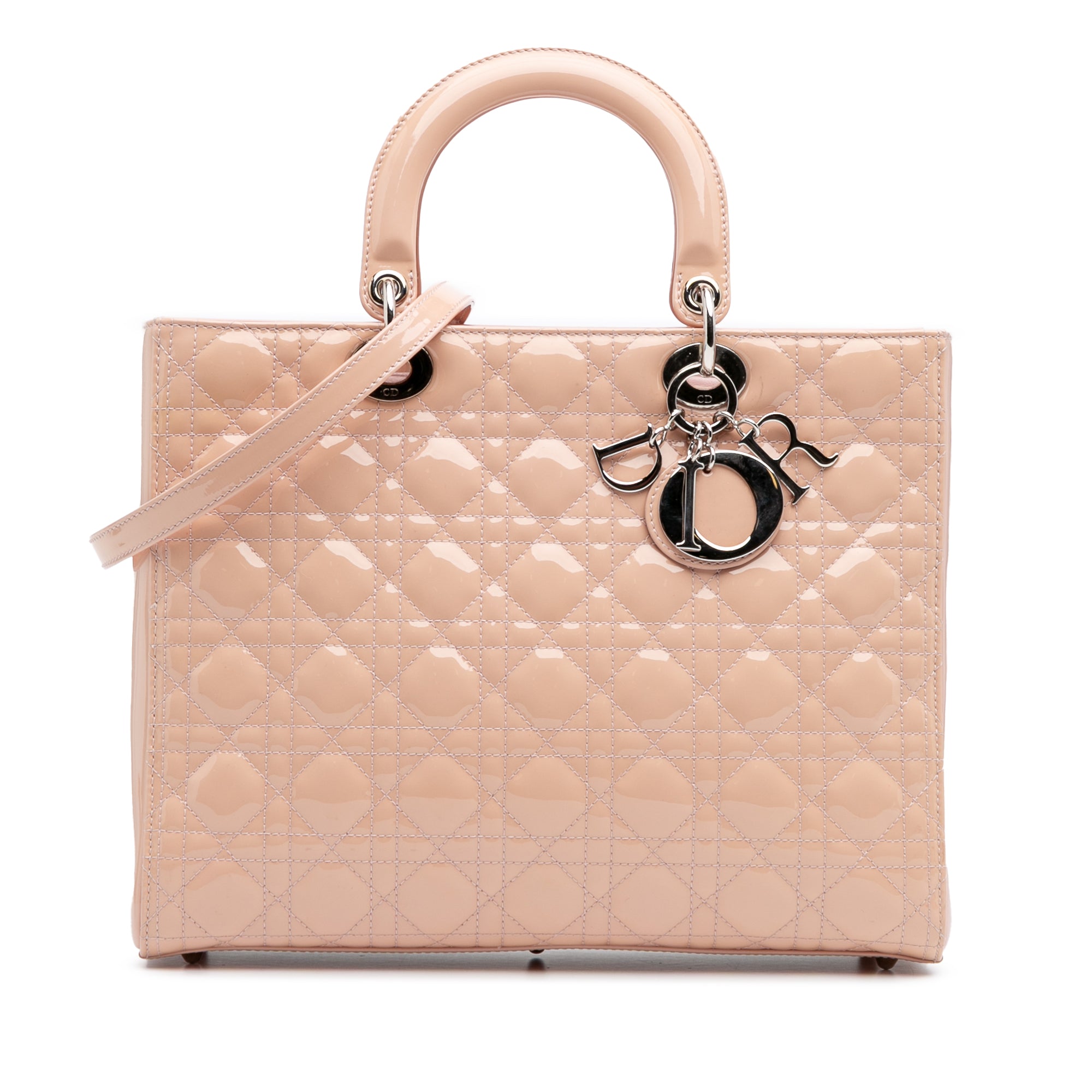 Dior Large Patent Cannage Lady Dior - image 1