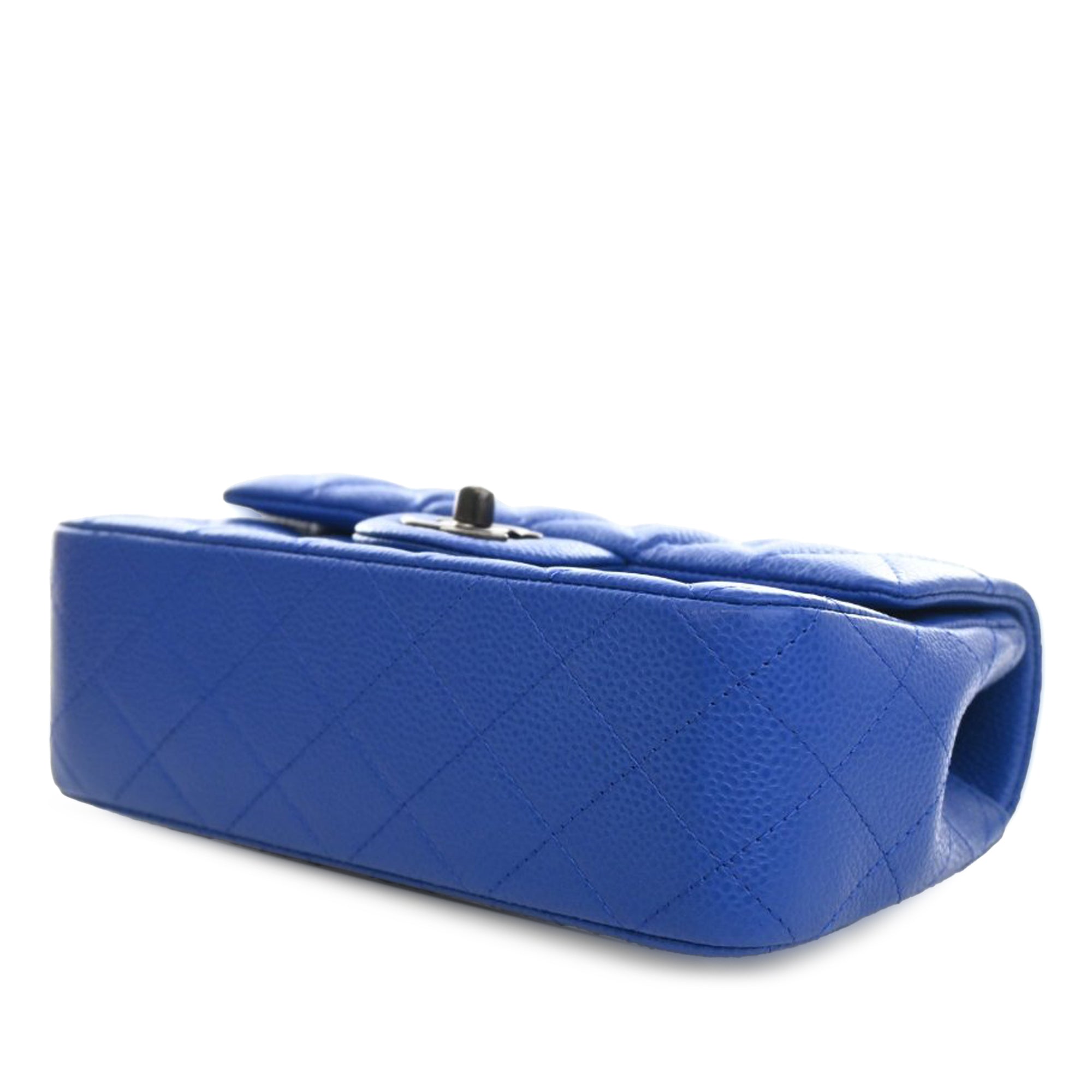 Chanel Mini Rectangular Classic Caviar Single Flap - image 11