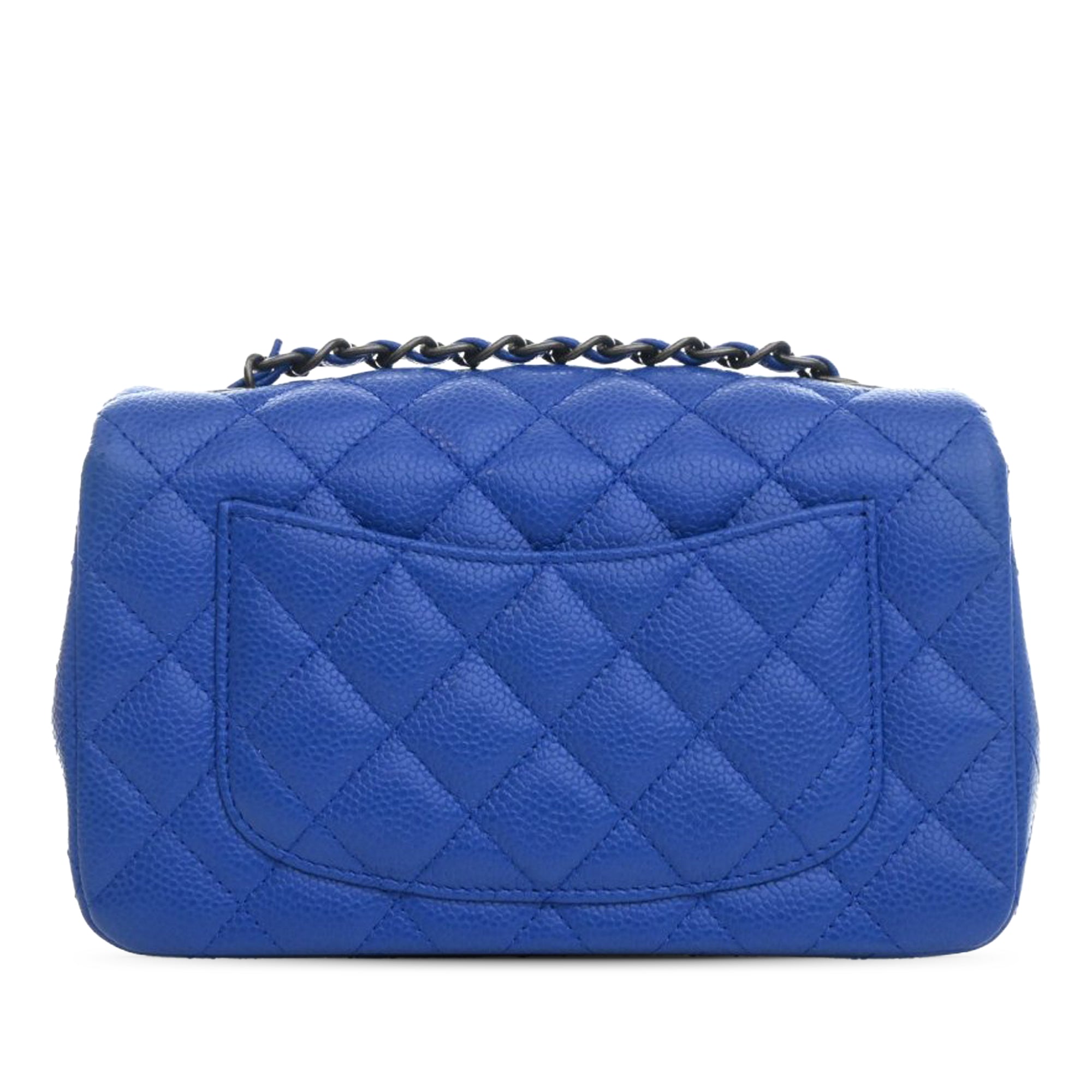 Chanel Mini Rectangular Classic Caviar Single Flap - image 2