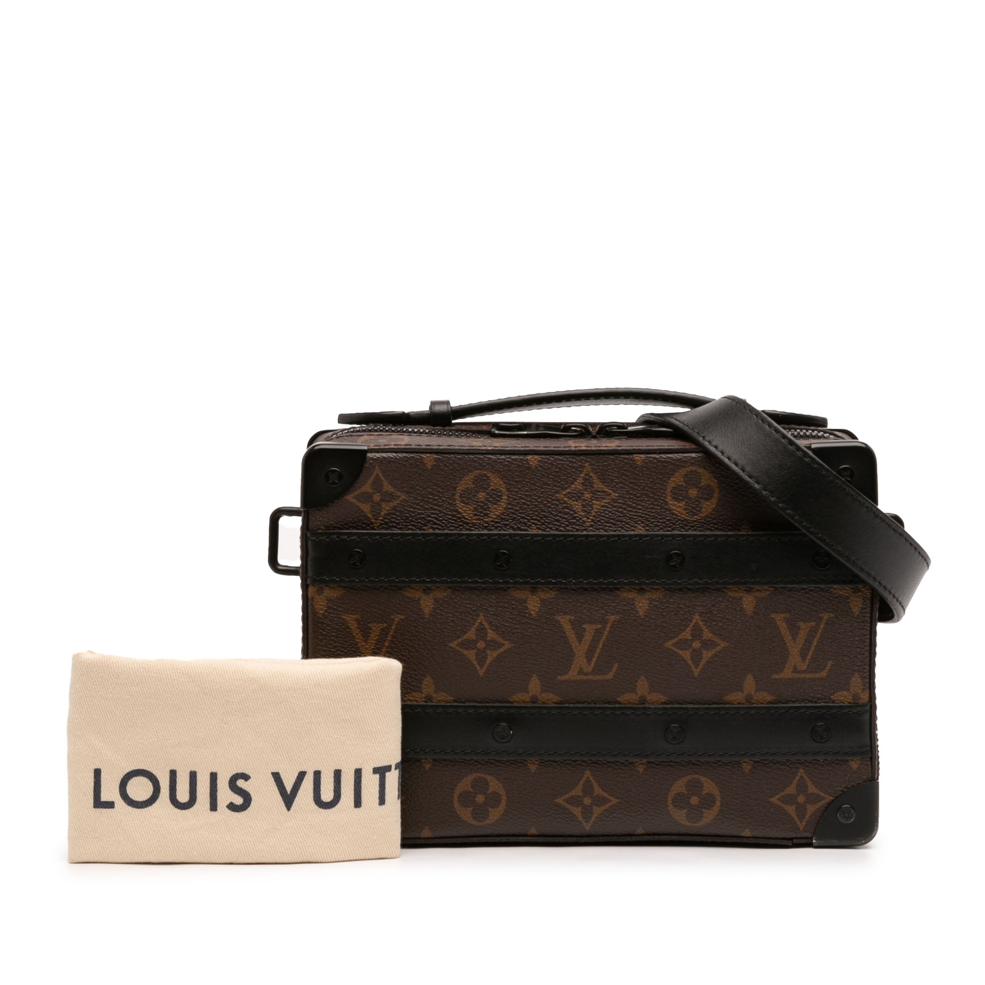 Louis Vuitton Monogram Macassar Handle Soft Trunk - image 7