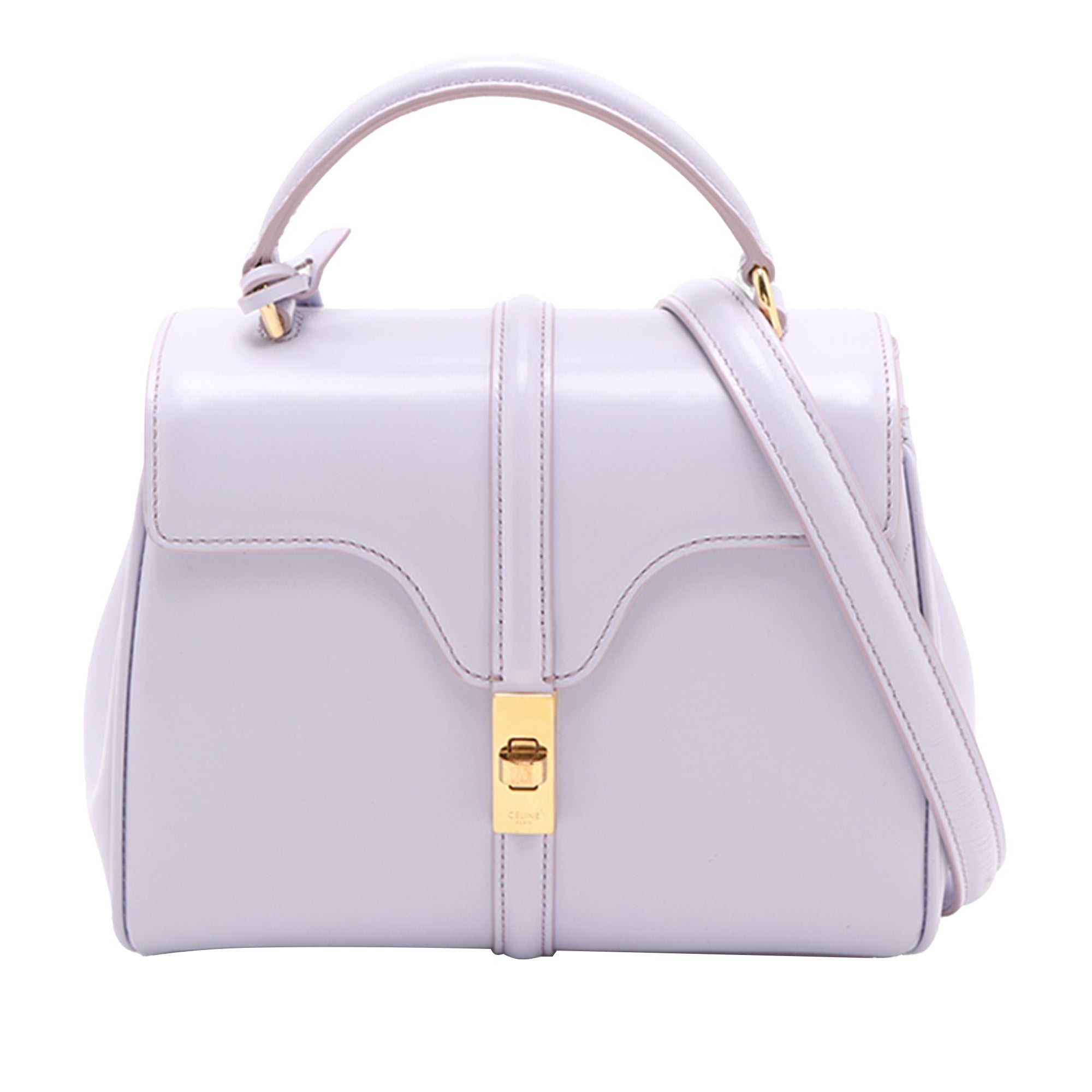 Celine Mini Smooth Calfskin 16 Top Handle Bag - image 1