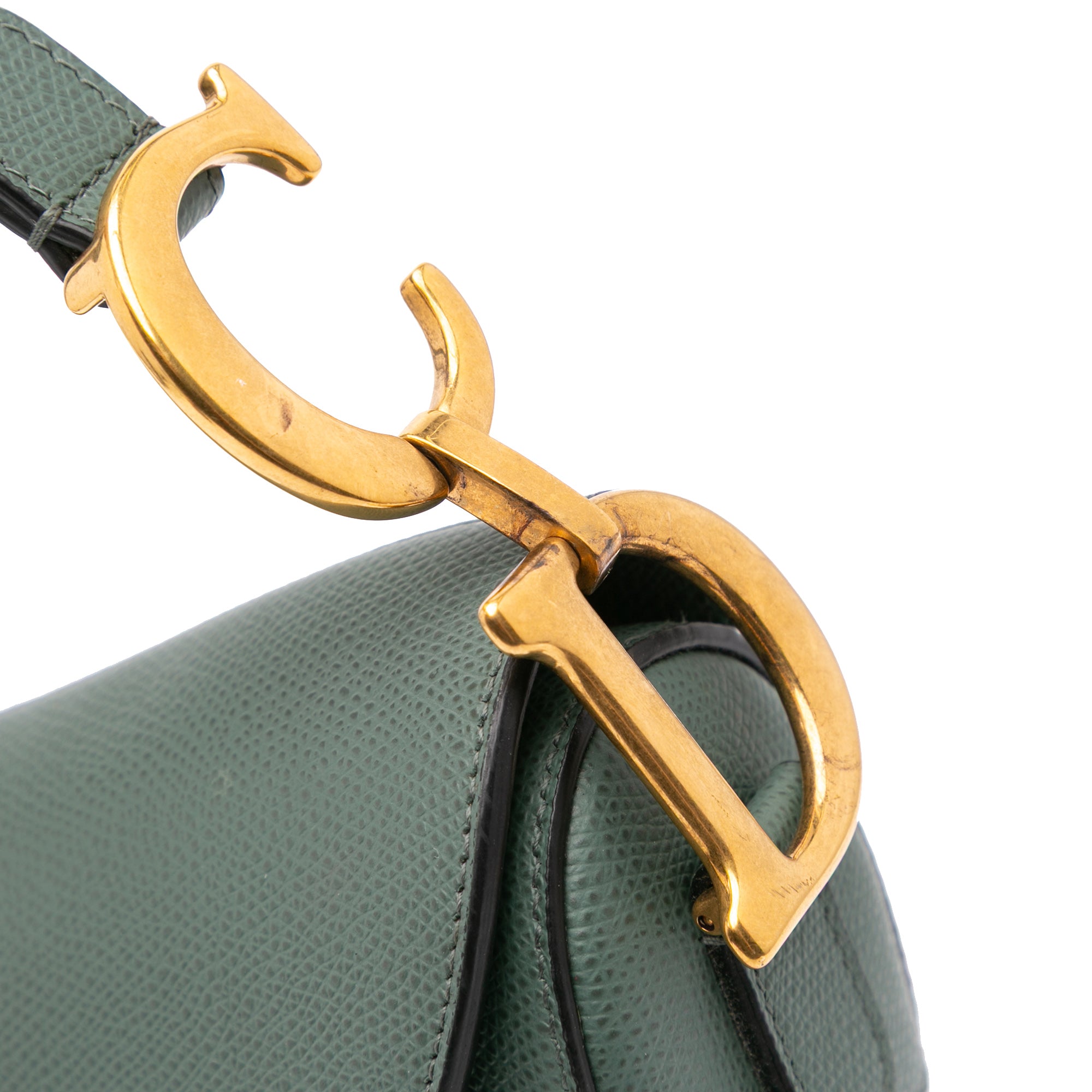 Dior Grained Calfskin Saddle Bag - image 7