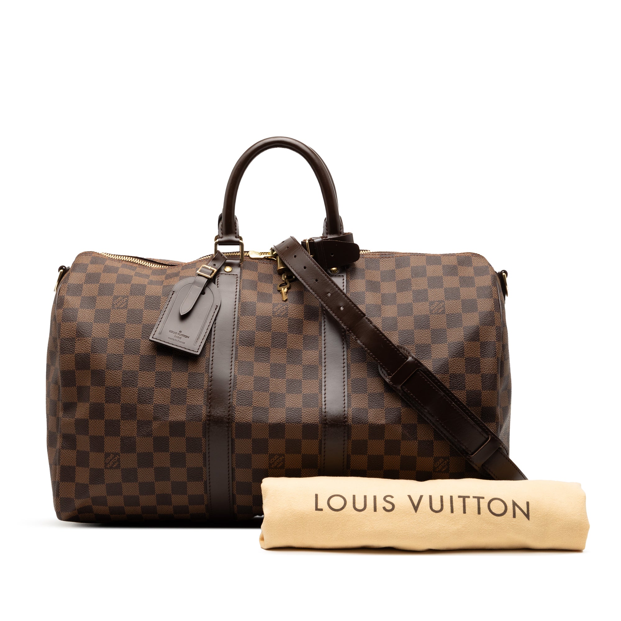 Louis Vuitton Damier Ebene Keepall Bandouliere 45 - image 8