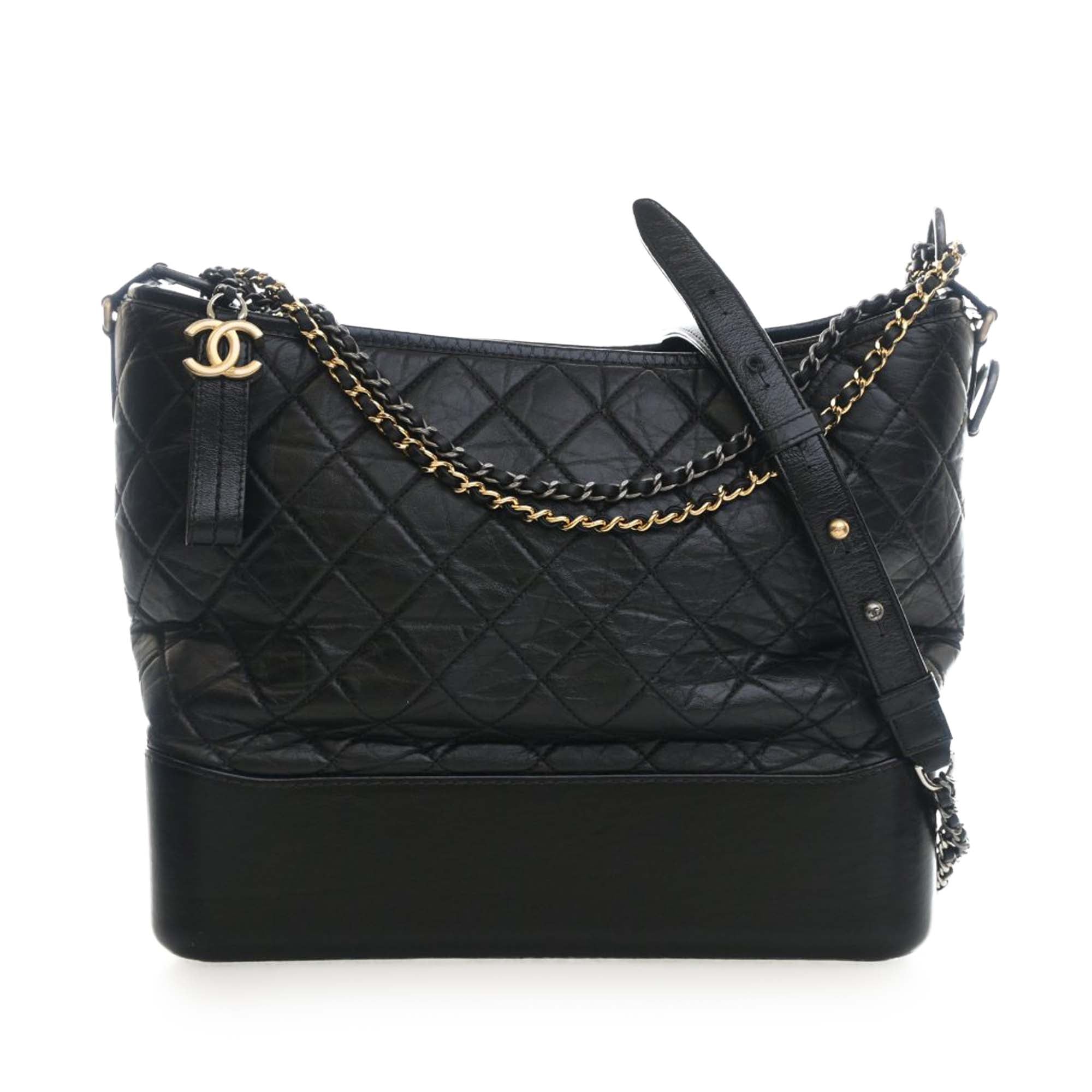 Chanel Large Aged Calfskin Gabrielle Crossbody - image 1