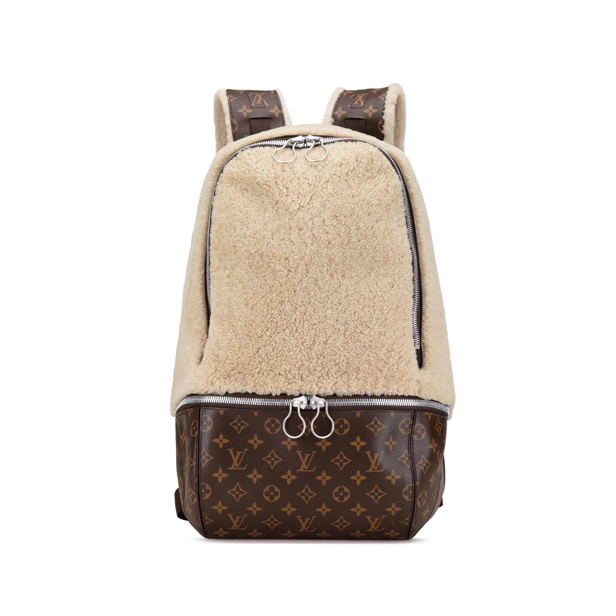 Louis Vuitton Marc Newson Monogram Shearling Backpack - image 1