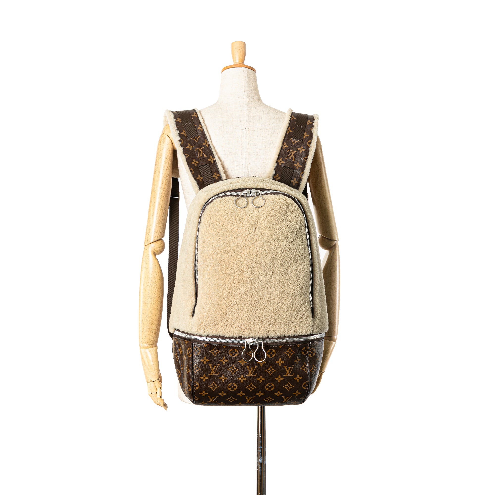 Louis Vuitton Marc Newson Monogram Shearling Backpack - image 7