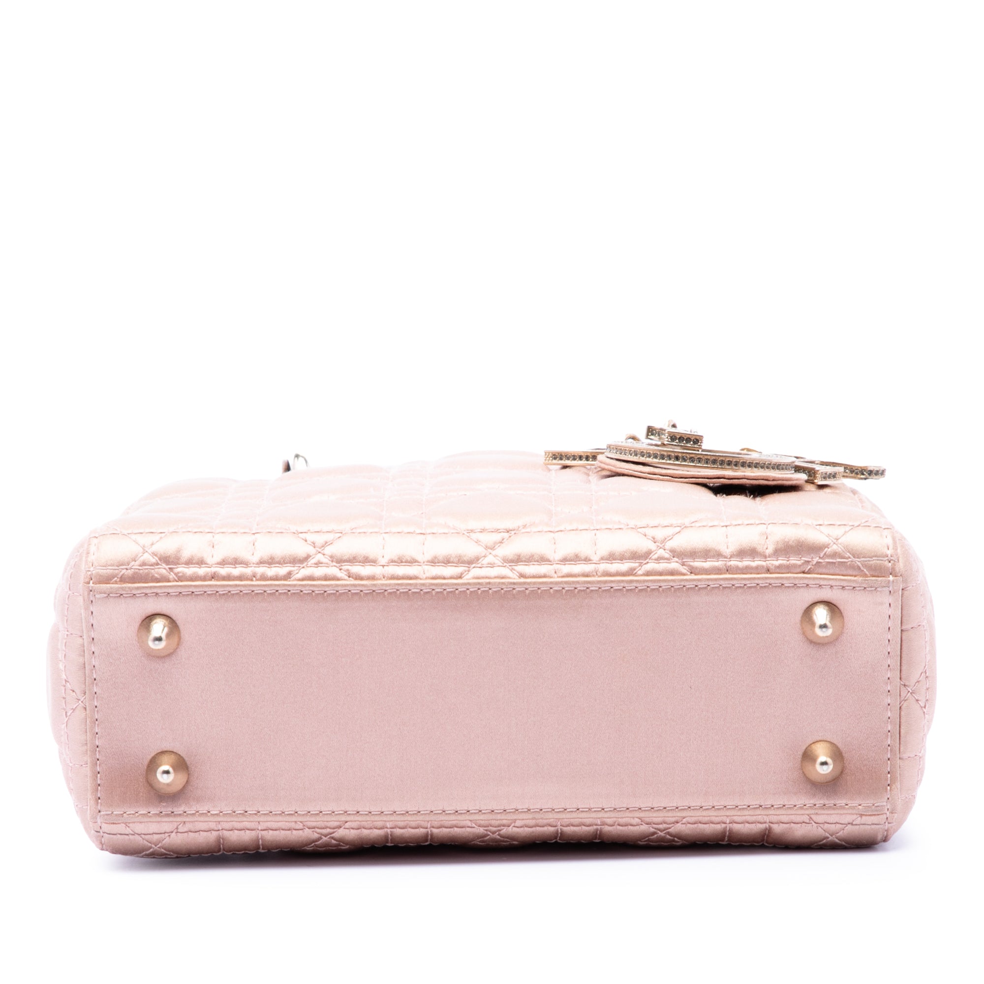 Dior Small Satin Cannage Swarovski Lady Dior - image 3