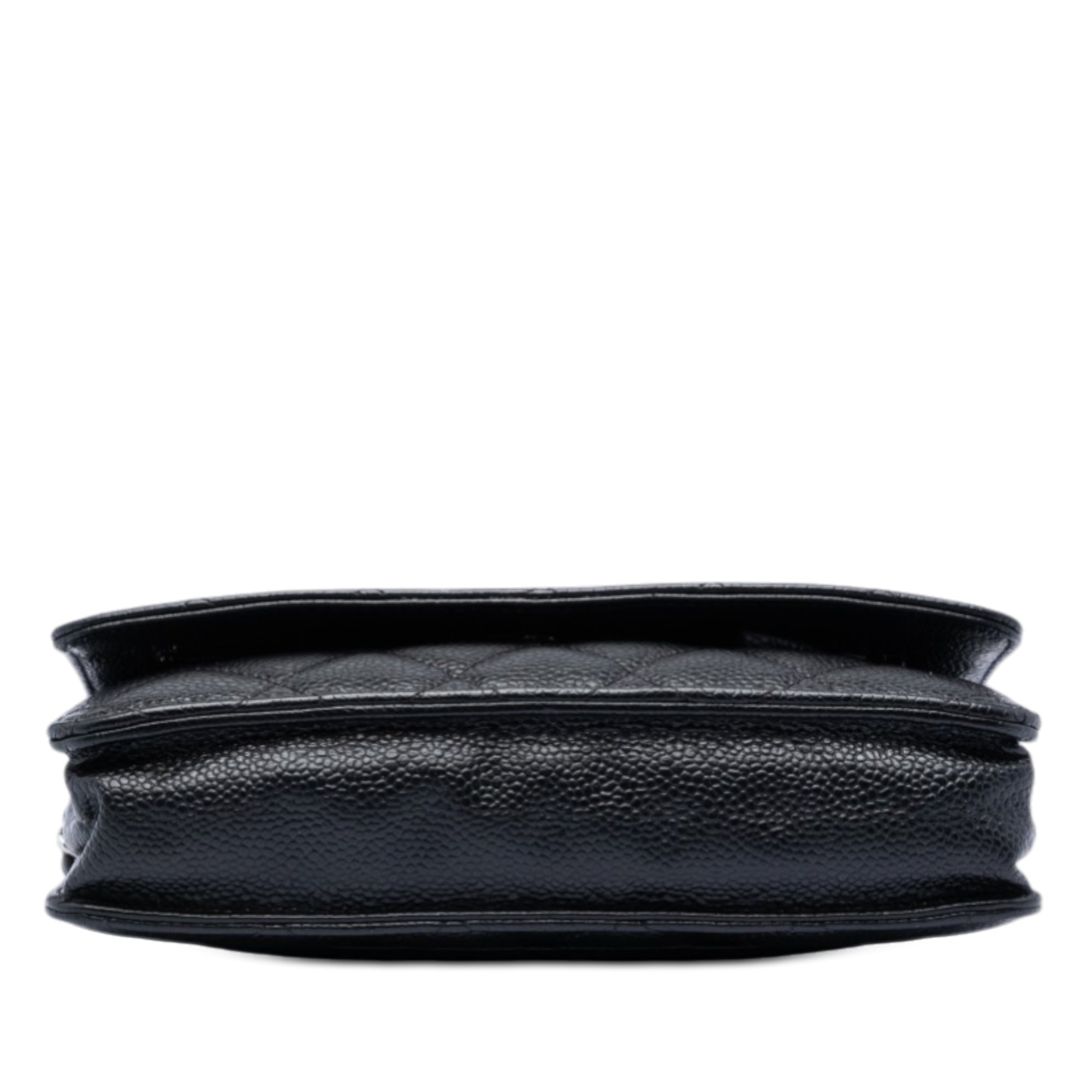 Chanel CC Quilted Caviar Wallet on Chain - image 3