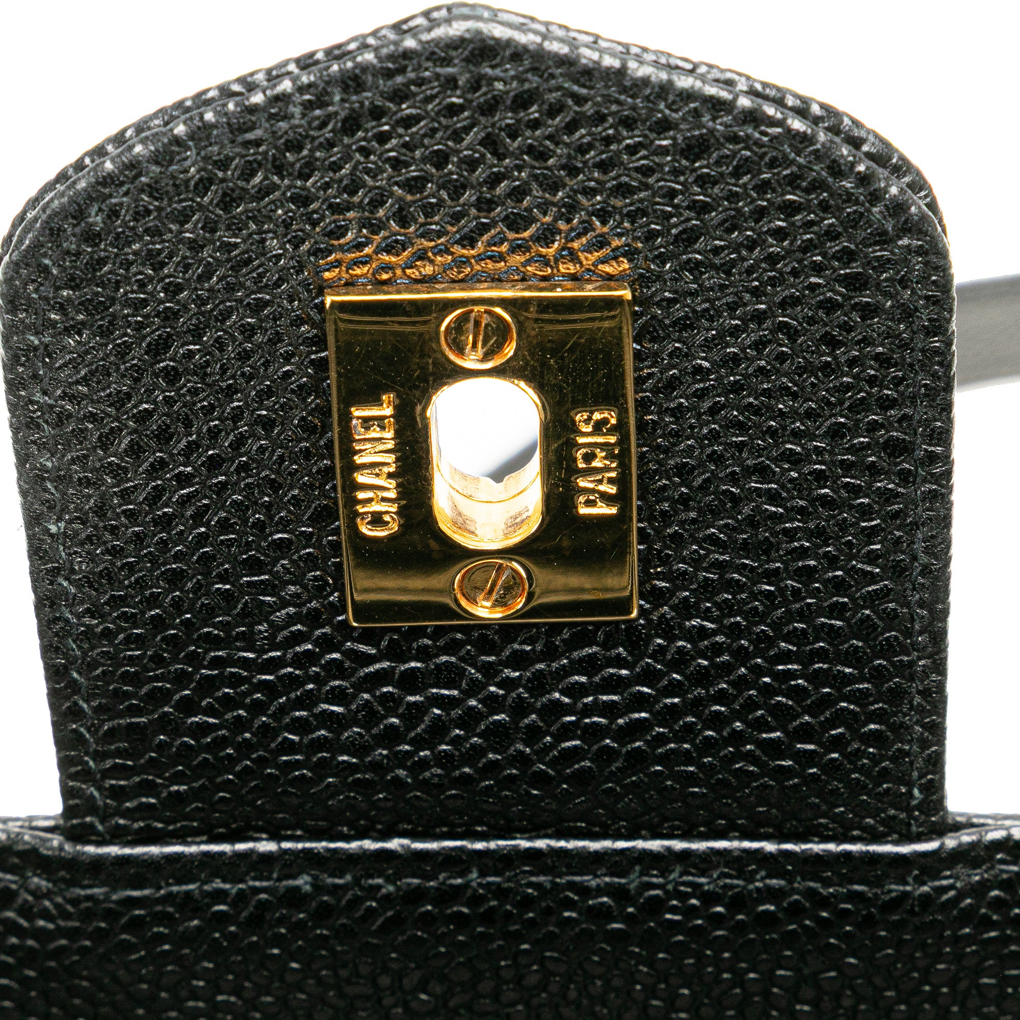 Chanel CC Caviar Vanity Box Case - image 11