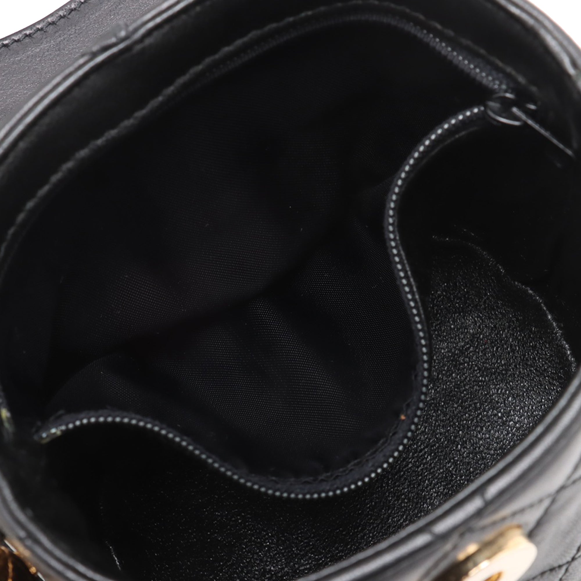 Chanel CC Quilted Lambskin Fringe Crossbody - image 5