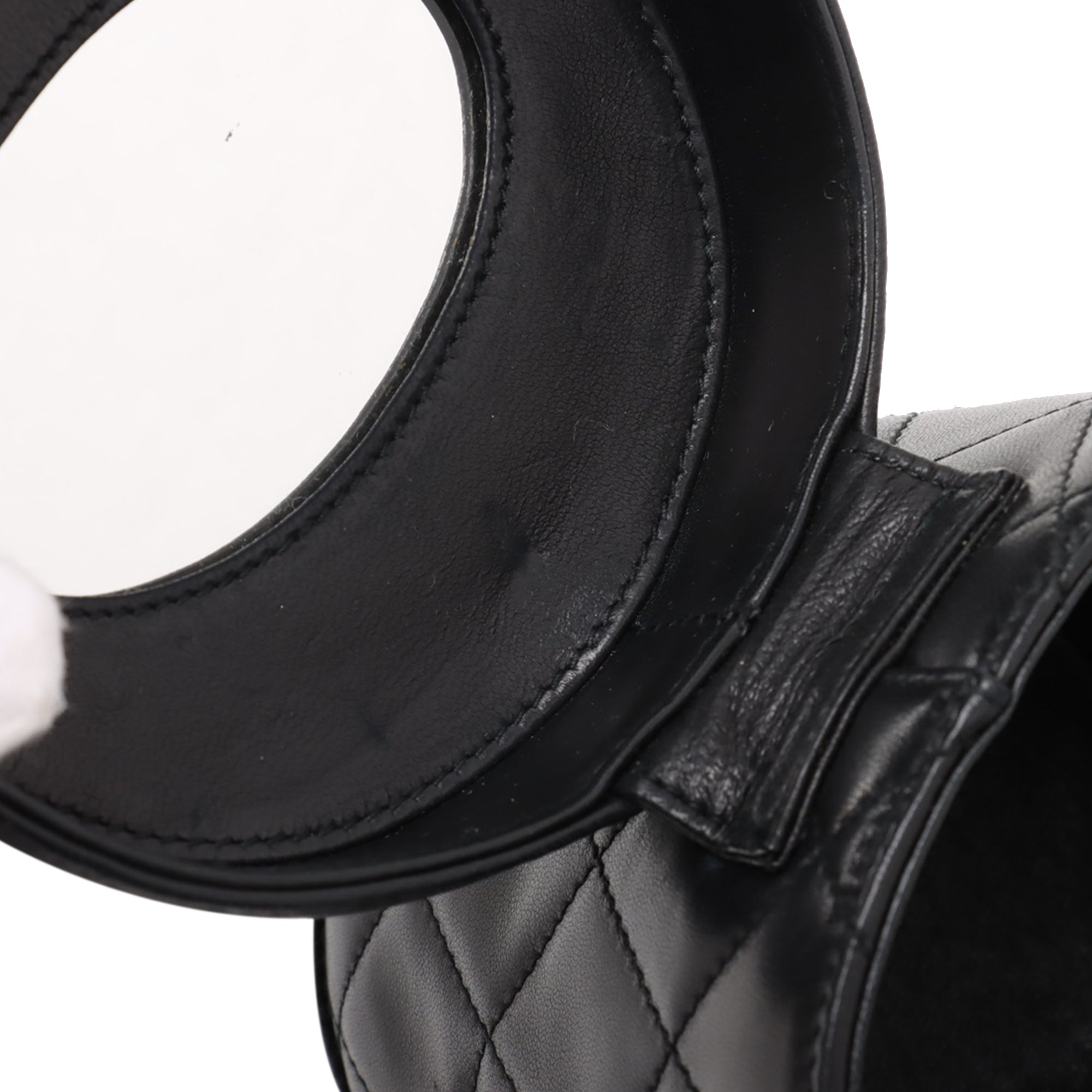 Chanel CC Quilted Lambskin Fringe Crossbody - image 9