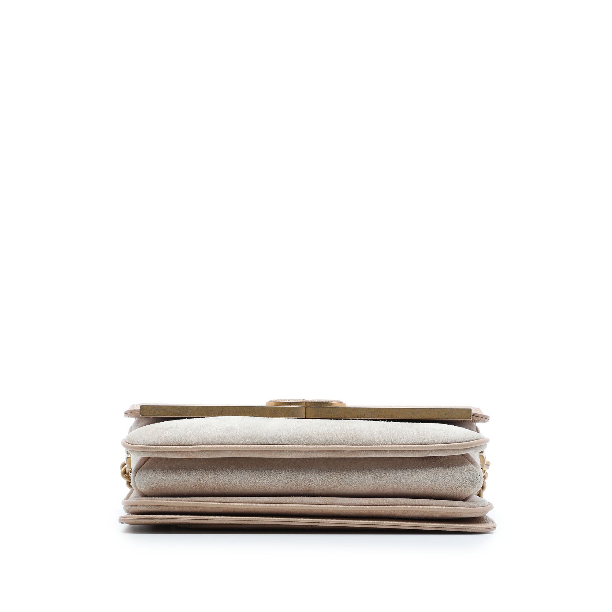 Chanel Small CC Stitched Caviar and Suede Lady Coco Flap - image 3