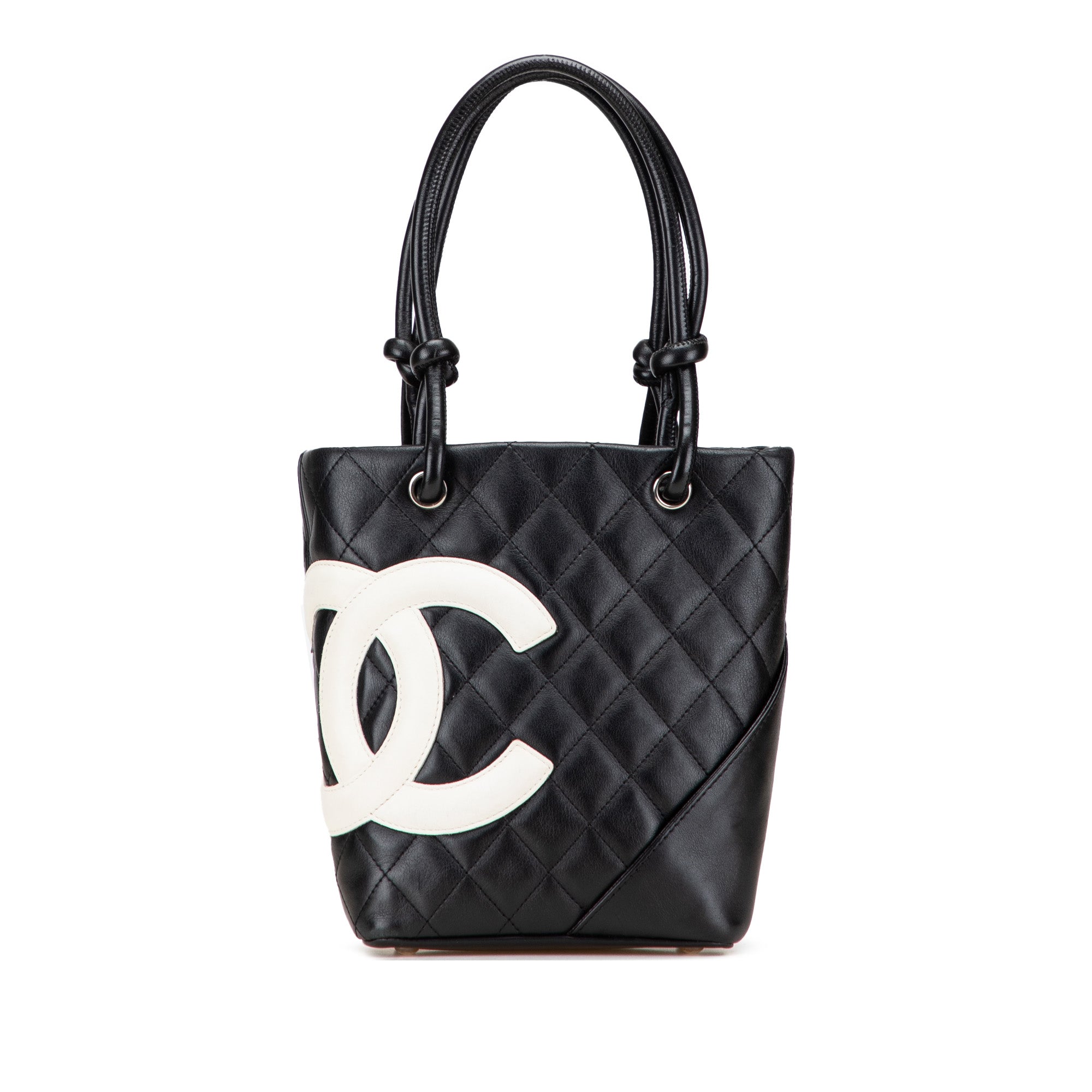 Chanel Small Quilted Lambskin Cambon Ligne Tote - image 1