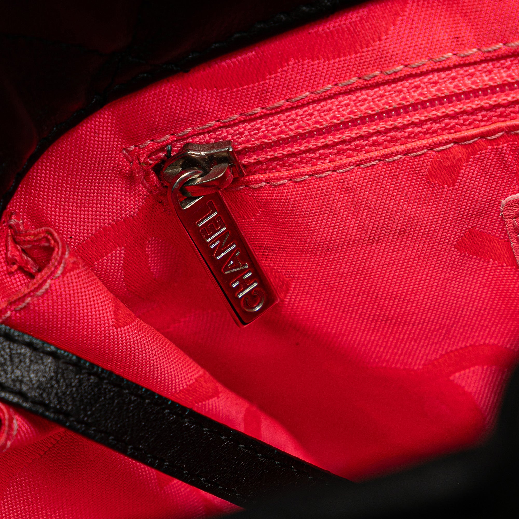 Chanel Small Quilted Lambskin Cambon Ligne Tote - image 7