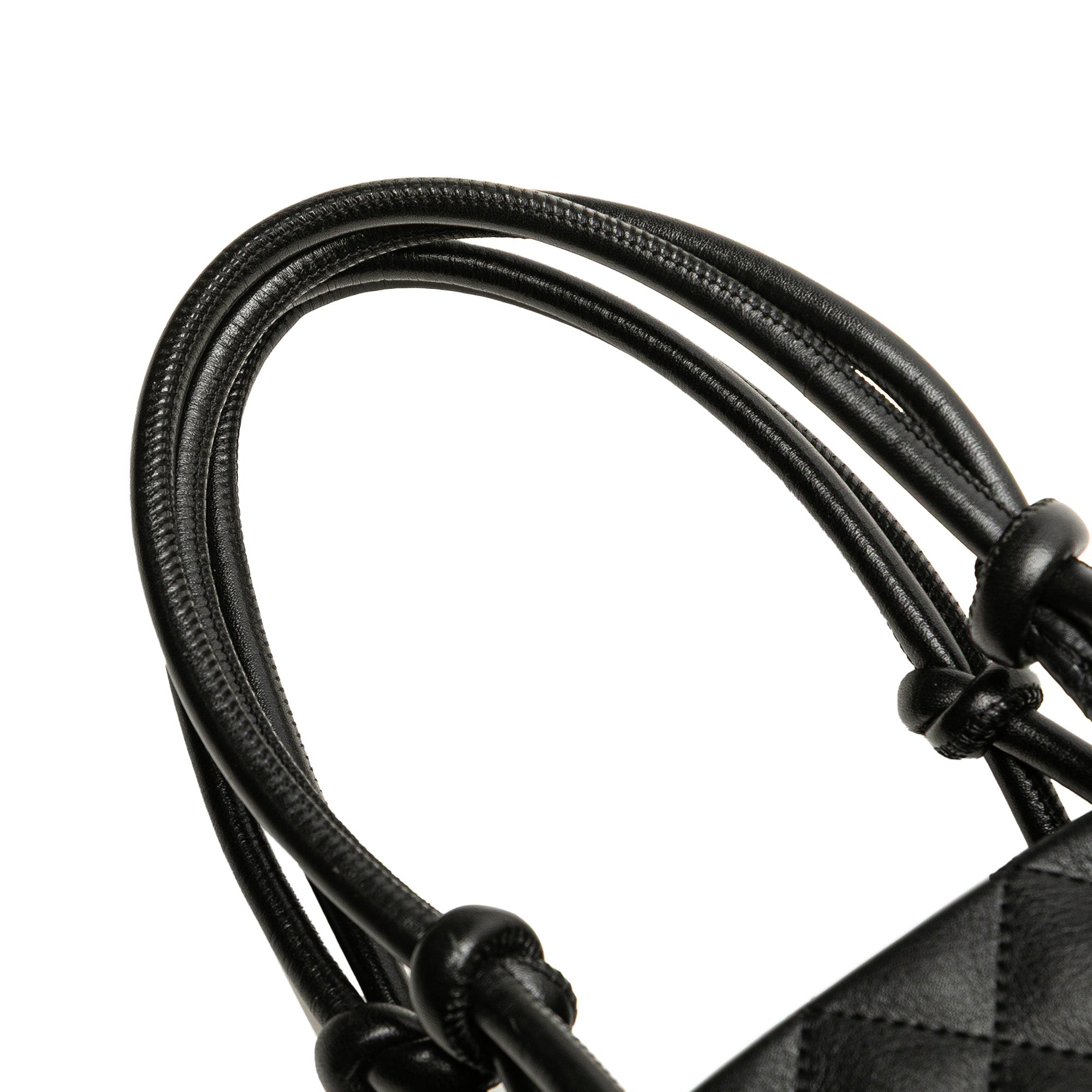 Chanel Small Quilted Lambskin Cambon Ligne Tote - image 9