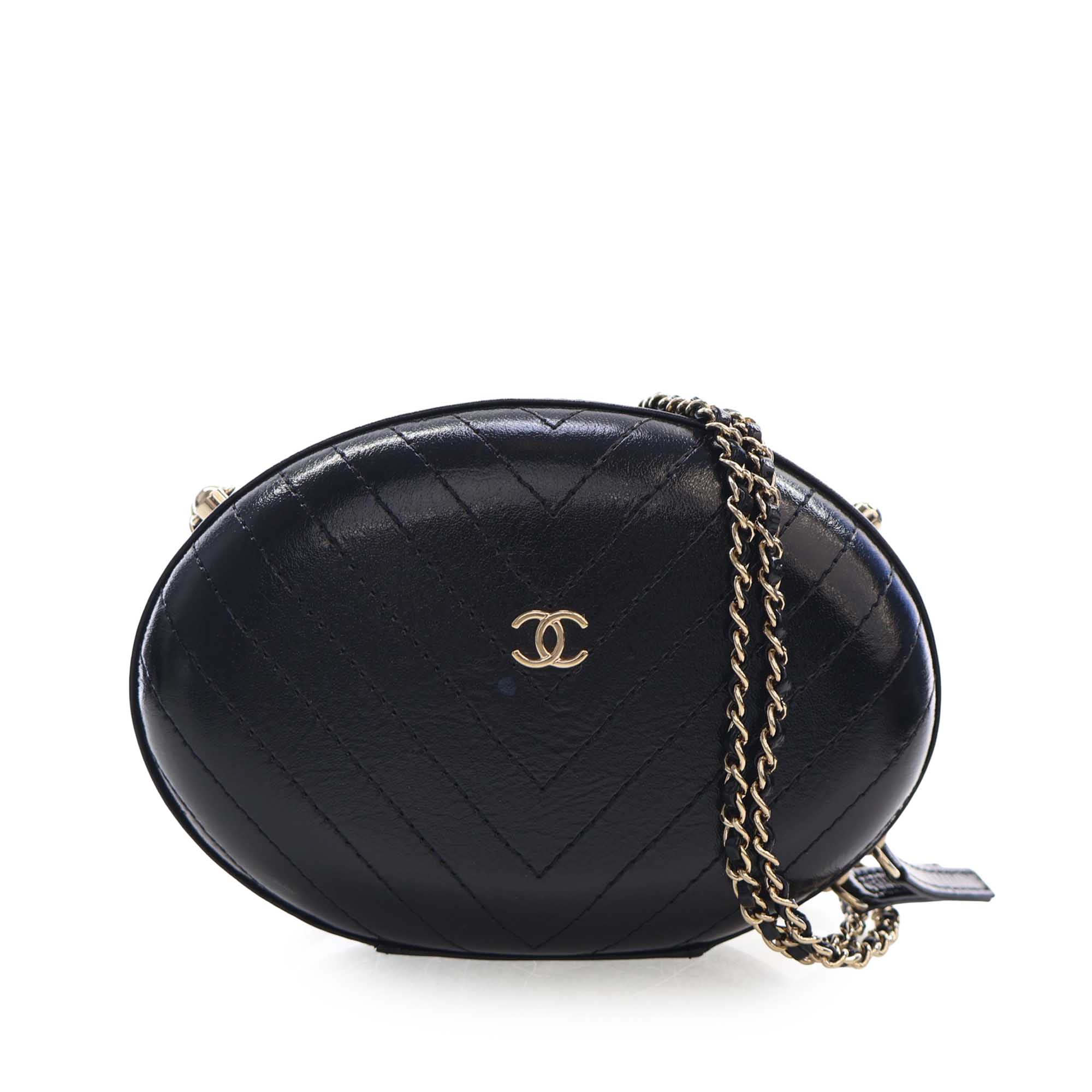 Chanel Chevron Stitched Calfskin La Pausa Evening Bag - image 1