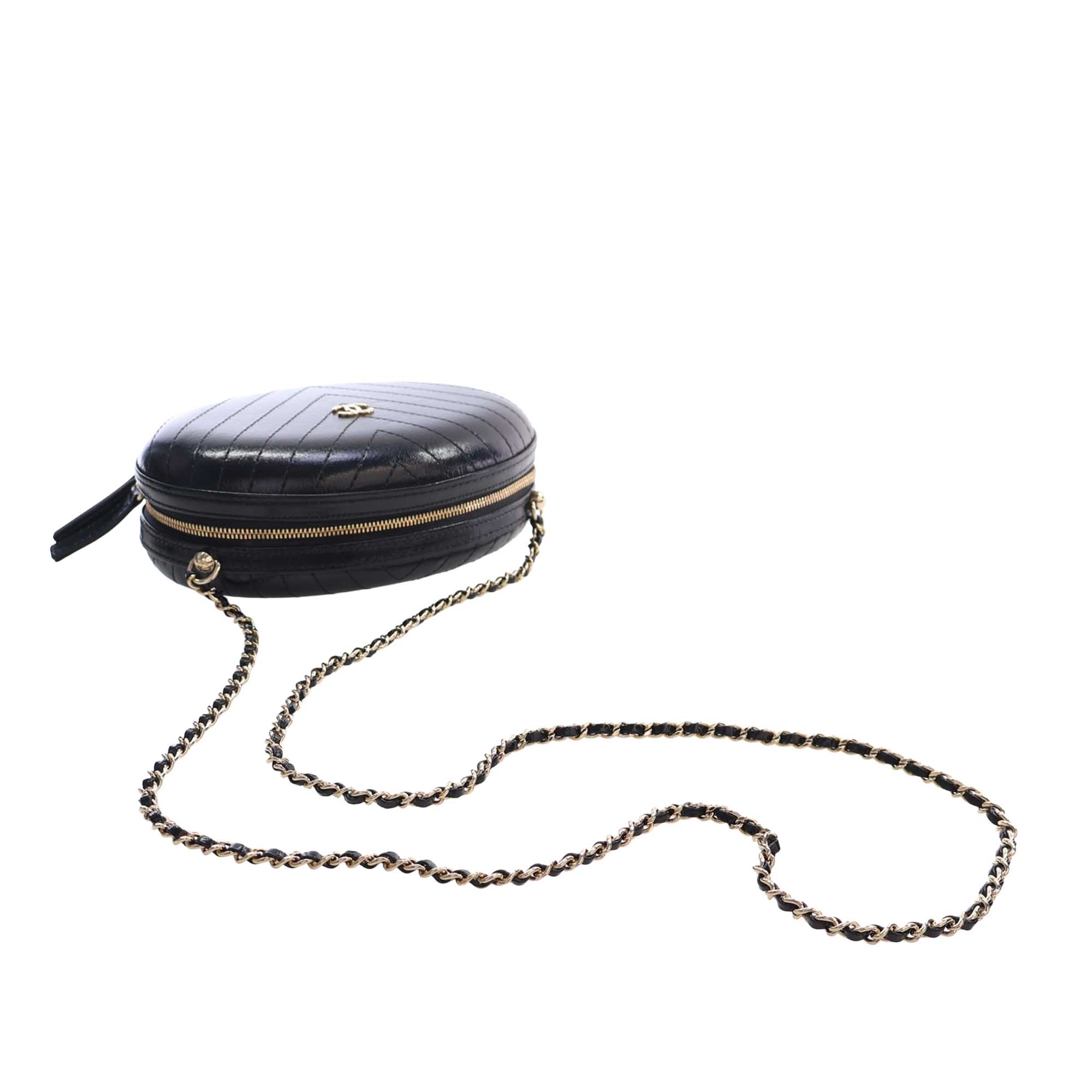 Chanel Chevron Stitched Calfskin La Pausa Evening Bag - image 14
