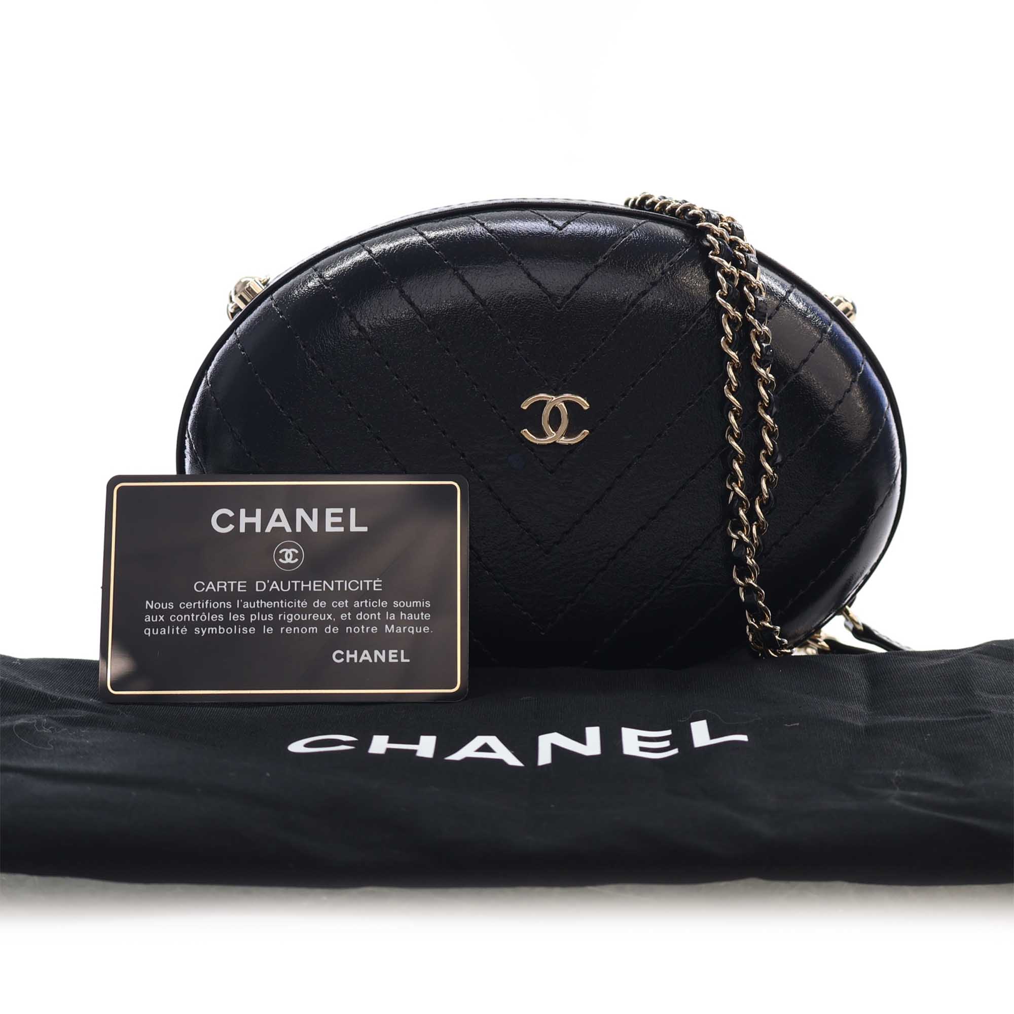 Chanel Chevron Stitched Calfskin La Pausa Evening Bag - image 15