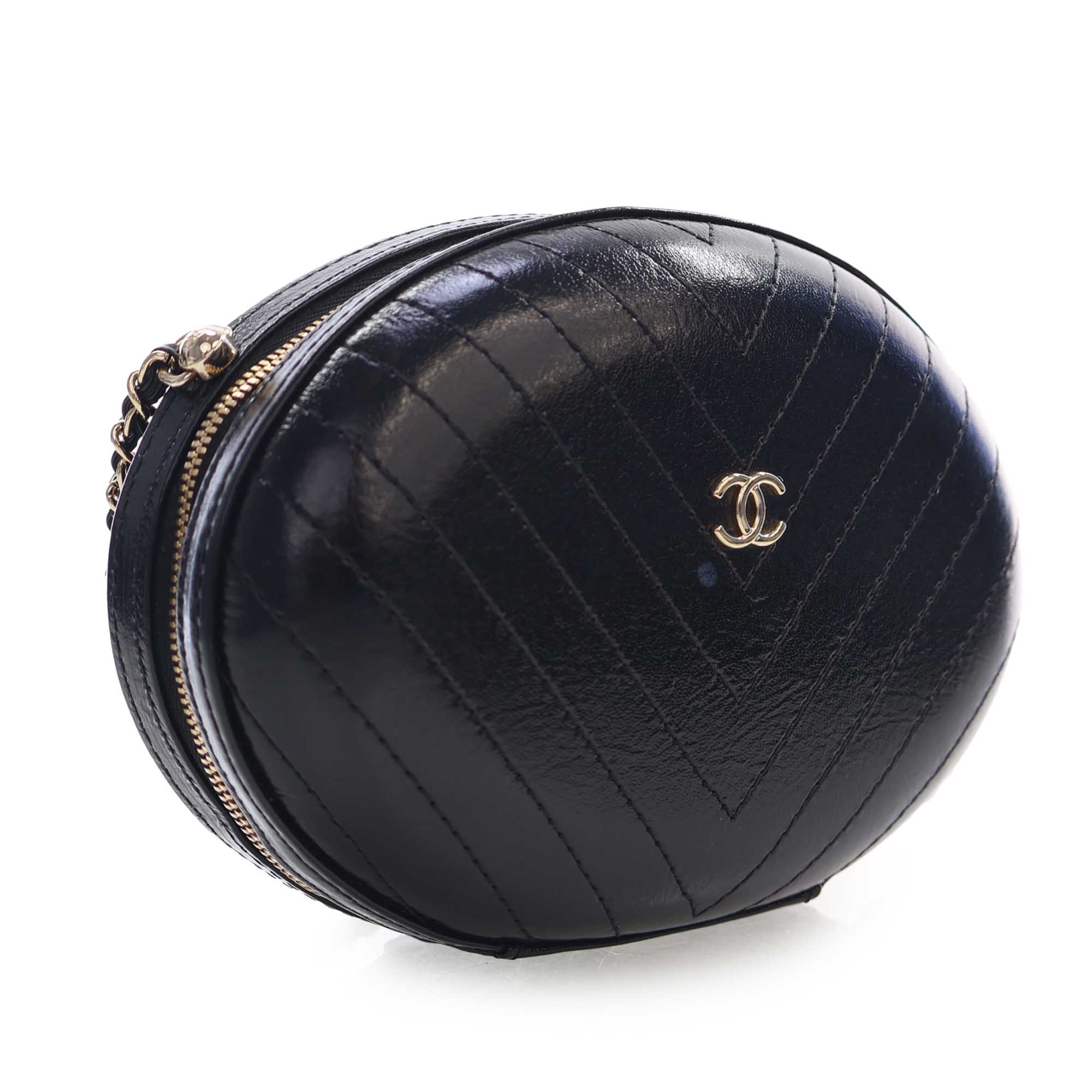 Chanel Chevron Stitched Calfskin La Pausa Evening Bag - image 2