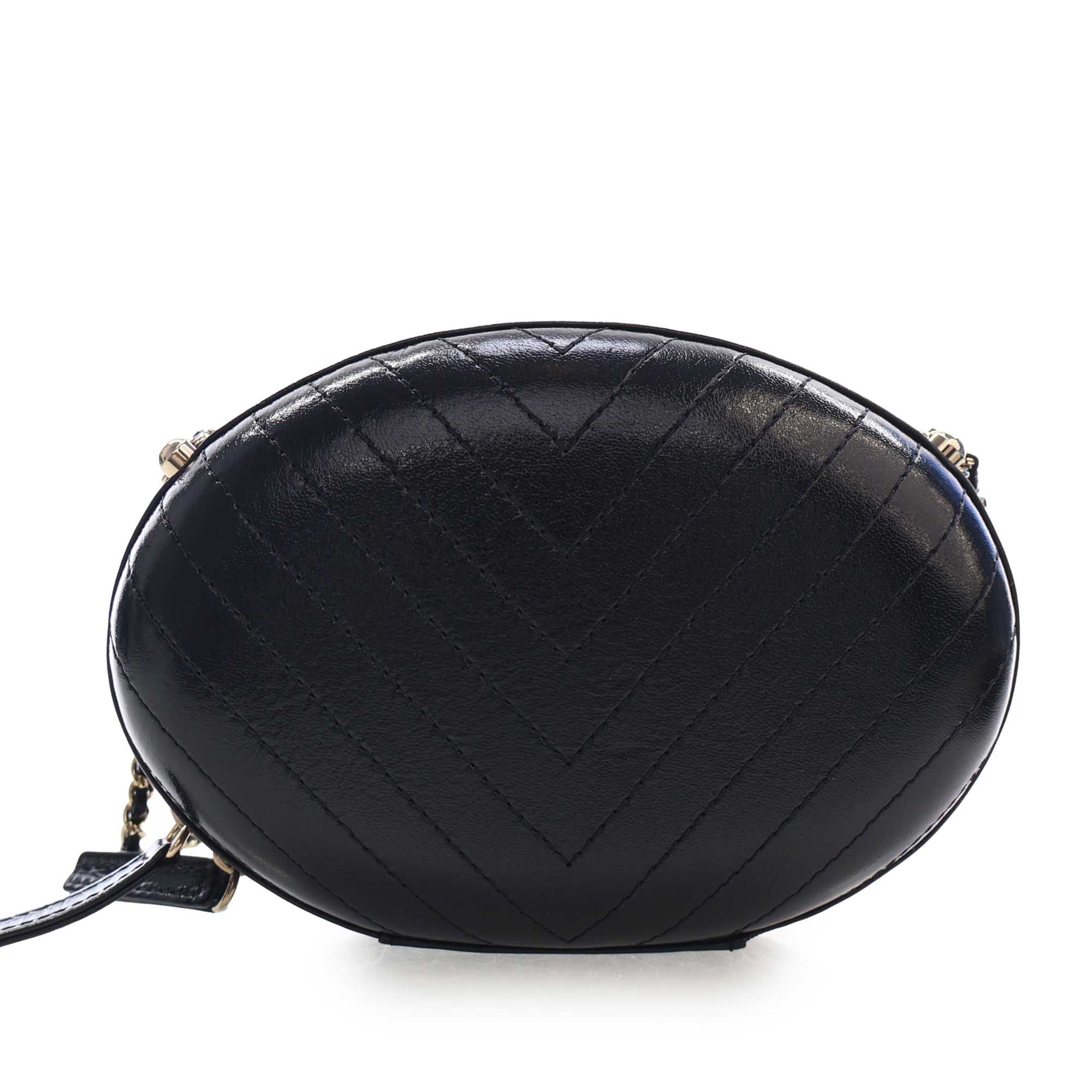Chanel Chevron Stitched Calfskin La Pausa Evening Bag - image 4