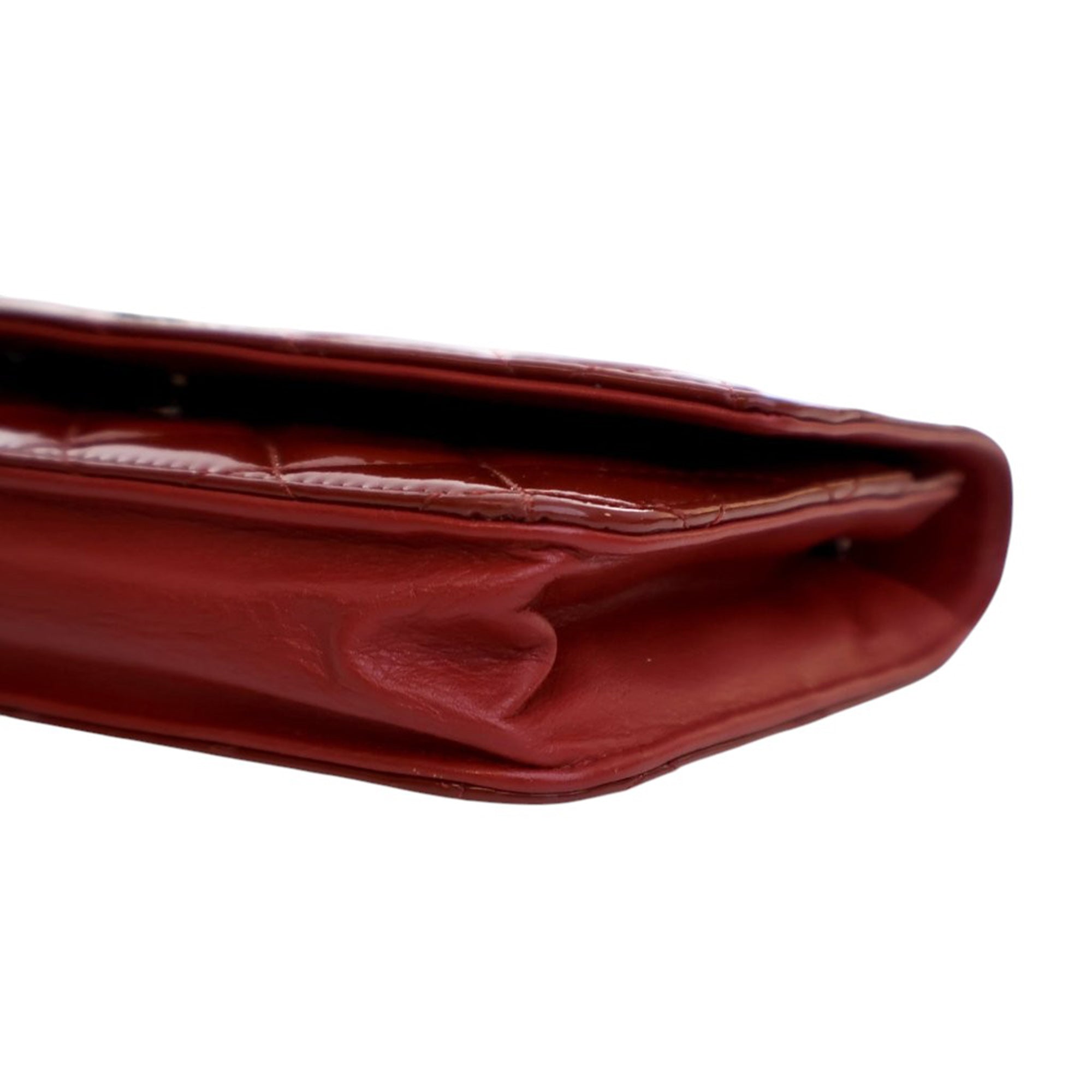 Chanel CC Quilted Patent Brilliant Wallet On Chain - image 10