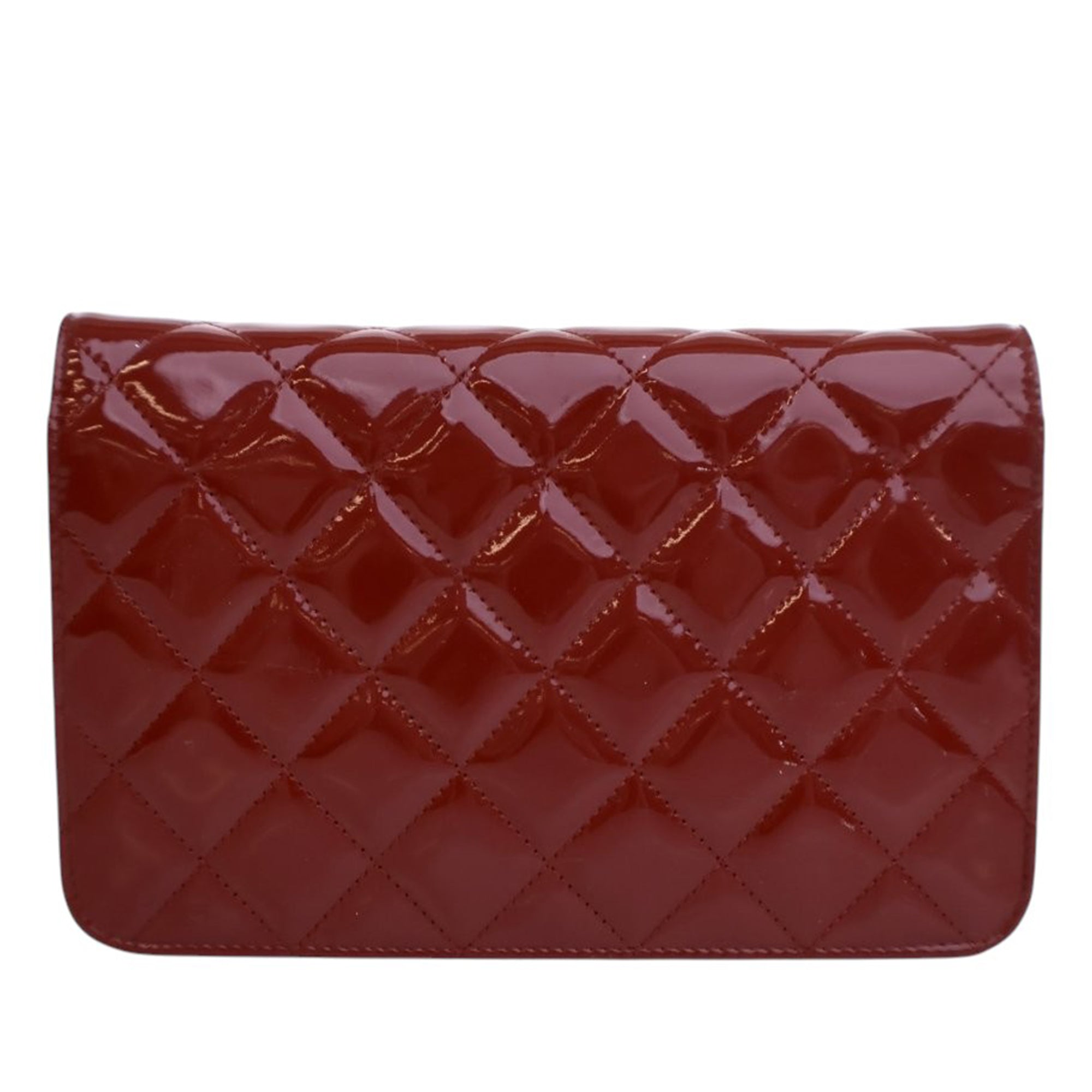 Chanel CC Quilted Patent Brilliant Wallet On Chain - image 4