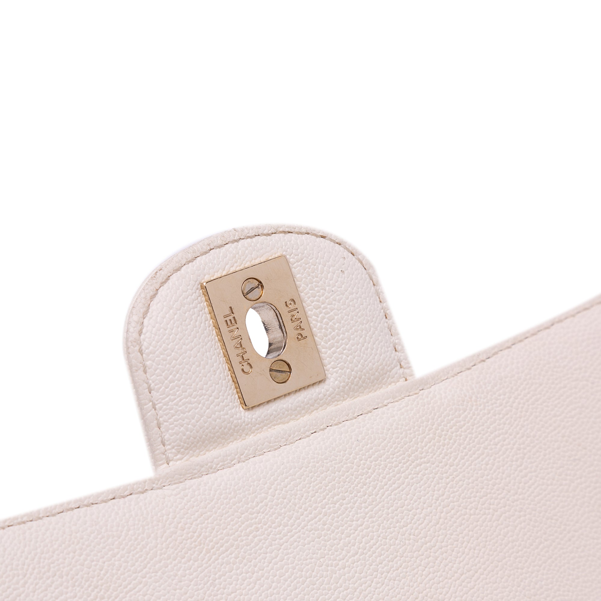 Chanel Medium CC Quilted Caviar Buckle Strap Messenger Bag - image 7