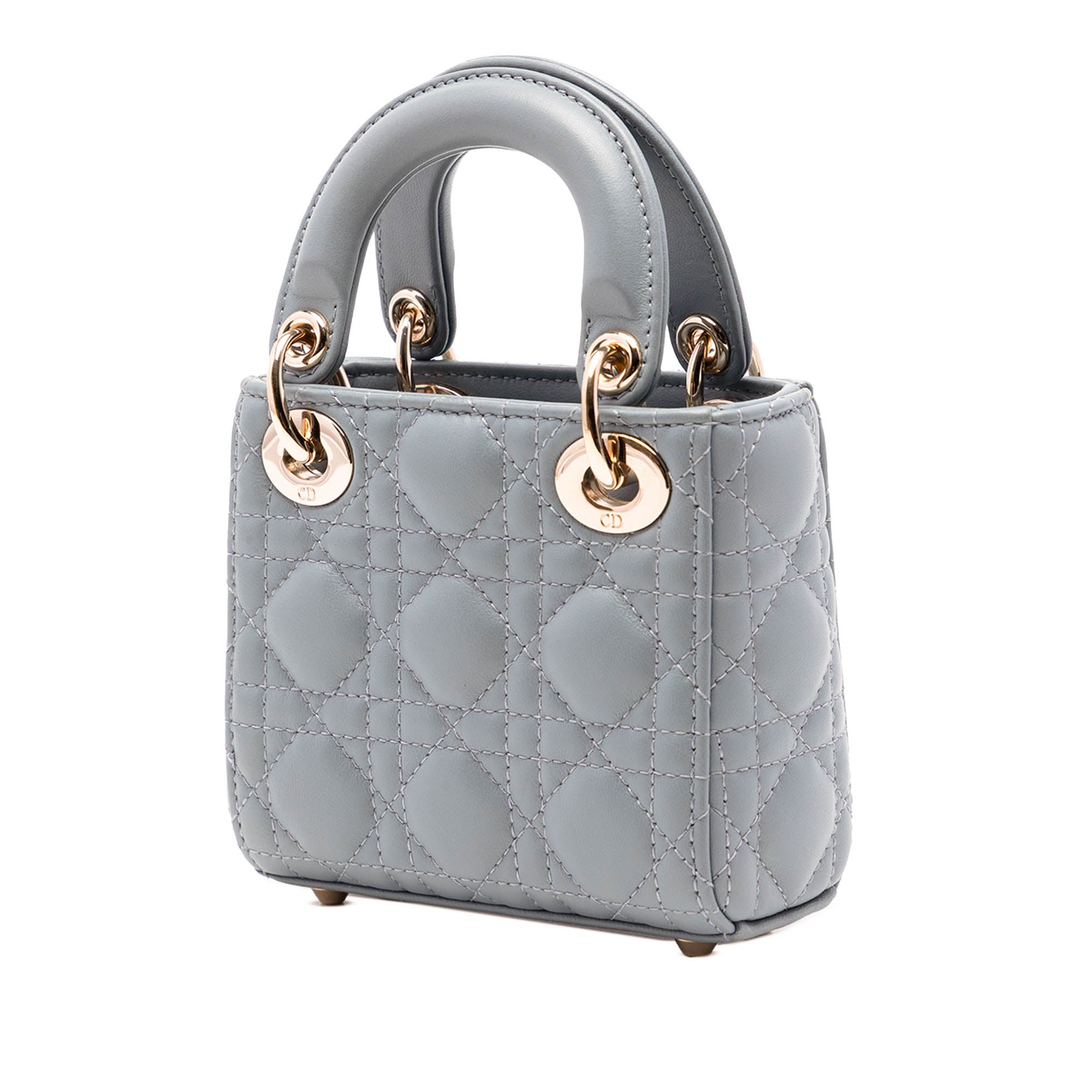 Dior Micro Lambskin Cannage Lady Dior - image 2