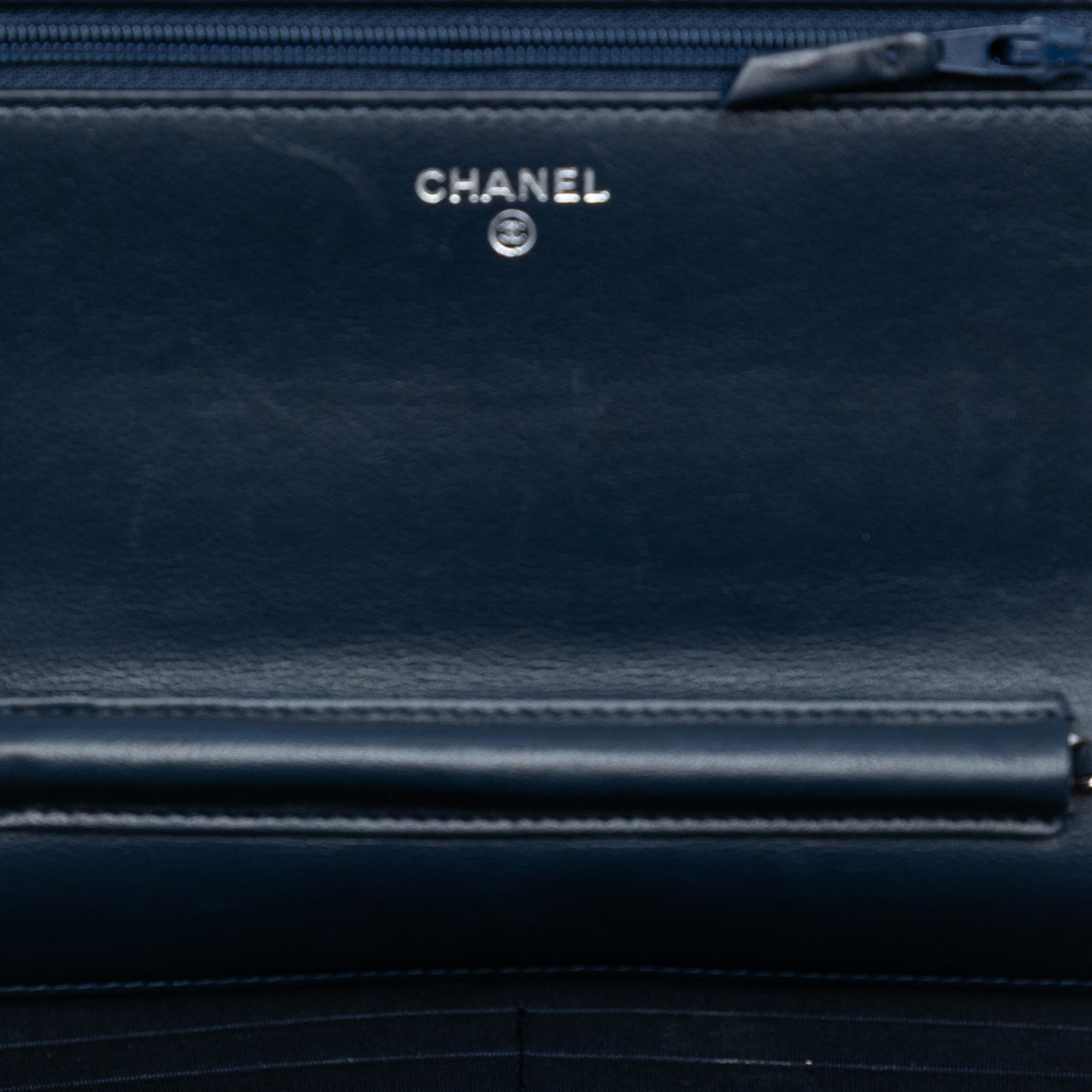 Chanel CC Quilted Lambskin Double Stitch Wallet On Chain - image 4