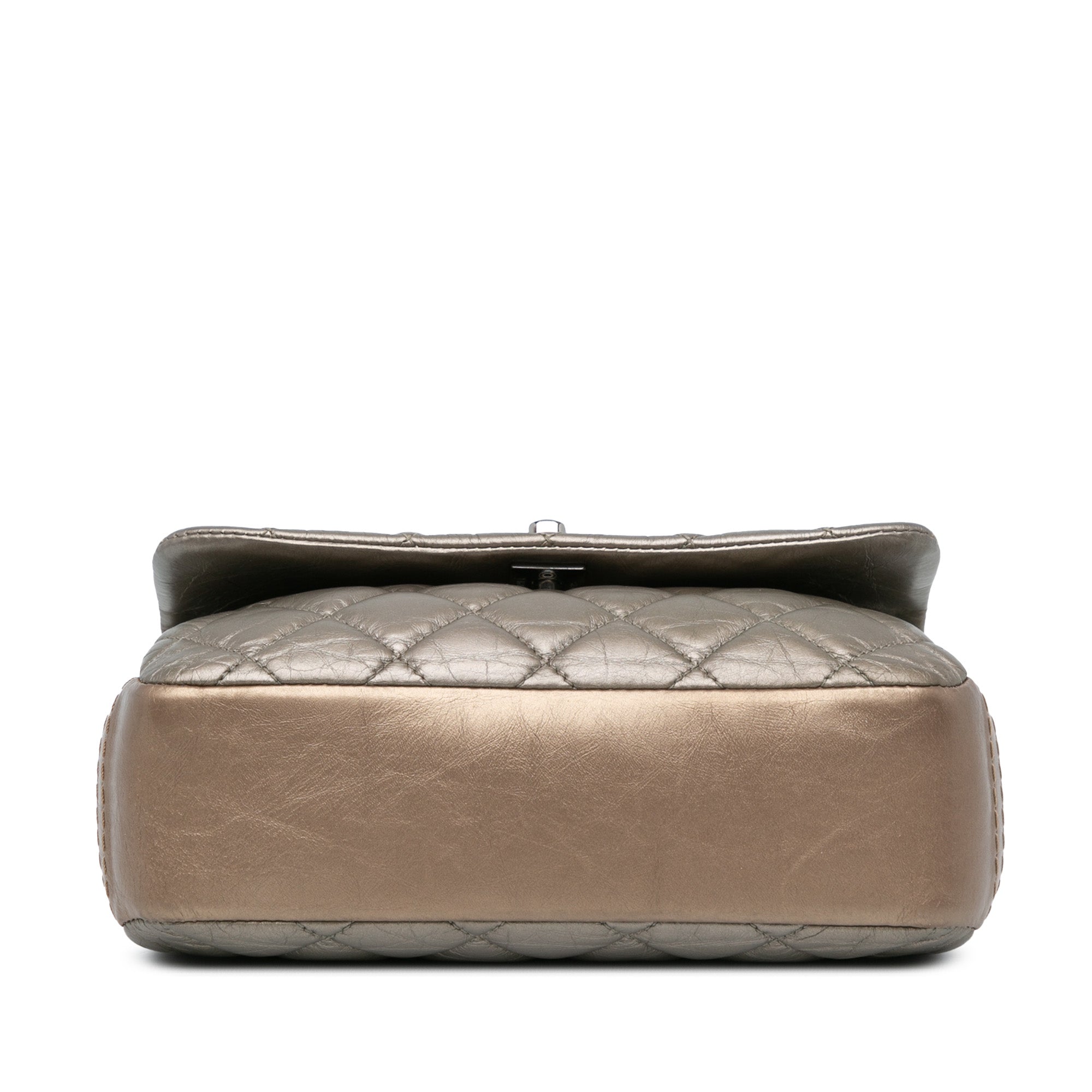 Chanel Mini Quilted Metallic Calfskin Lady Pearly Flap - image 3