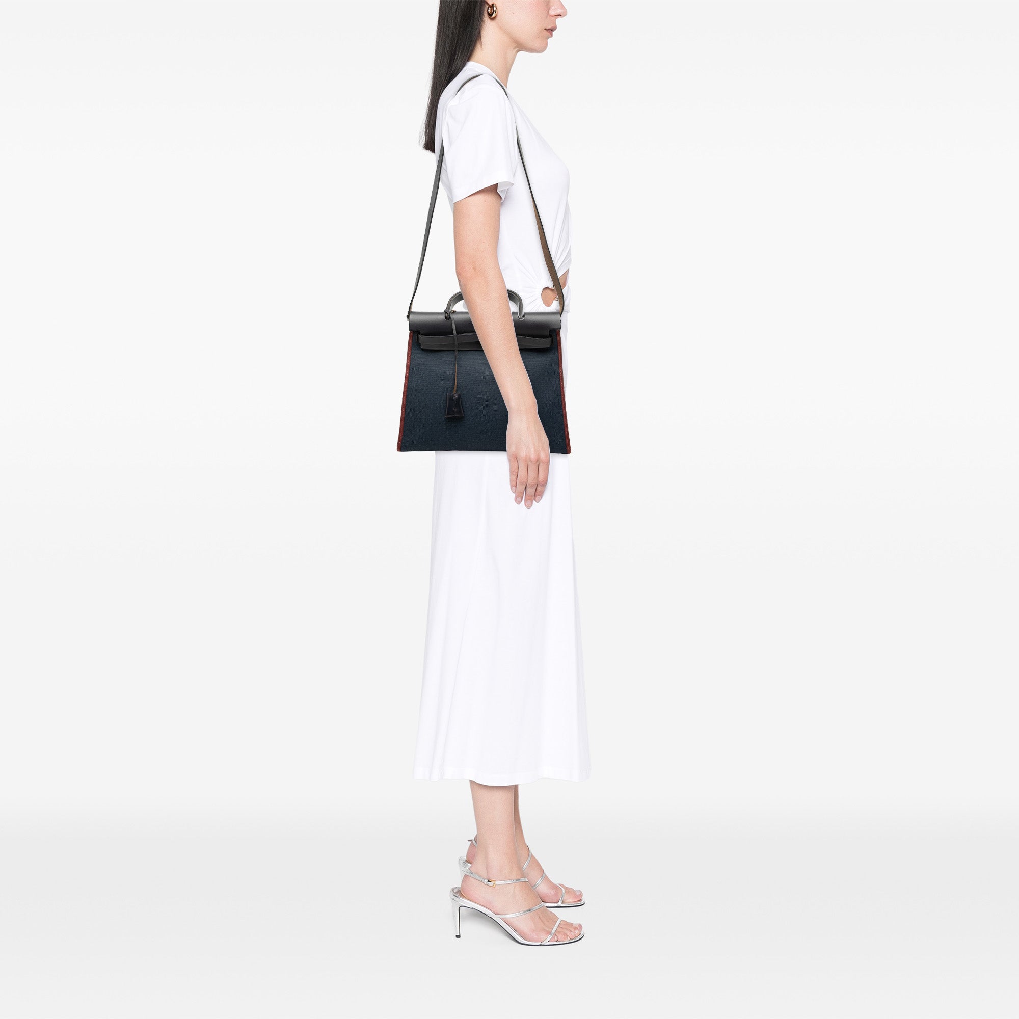 Hermès Toile Herbag Zip 31 - image 7