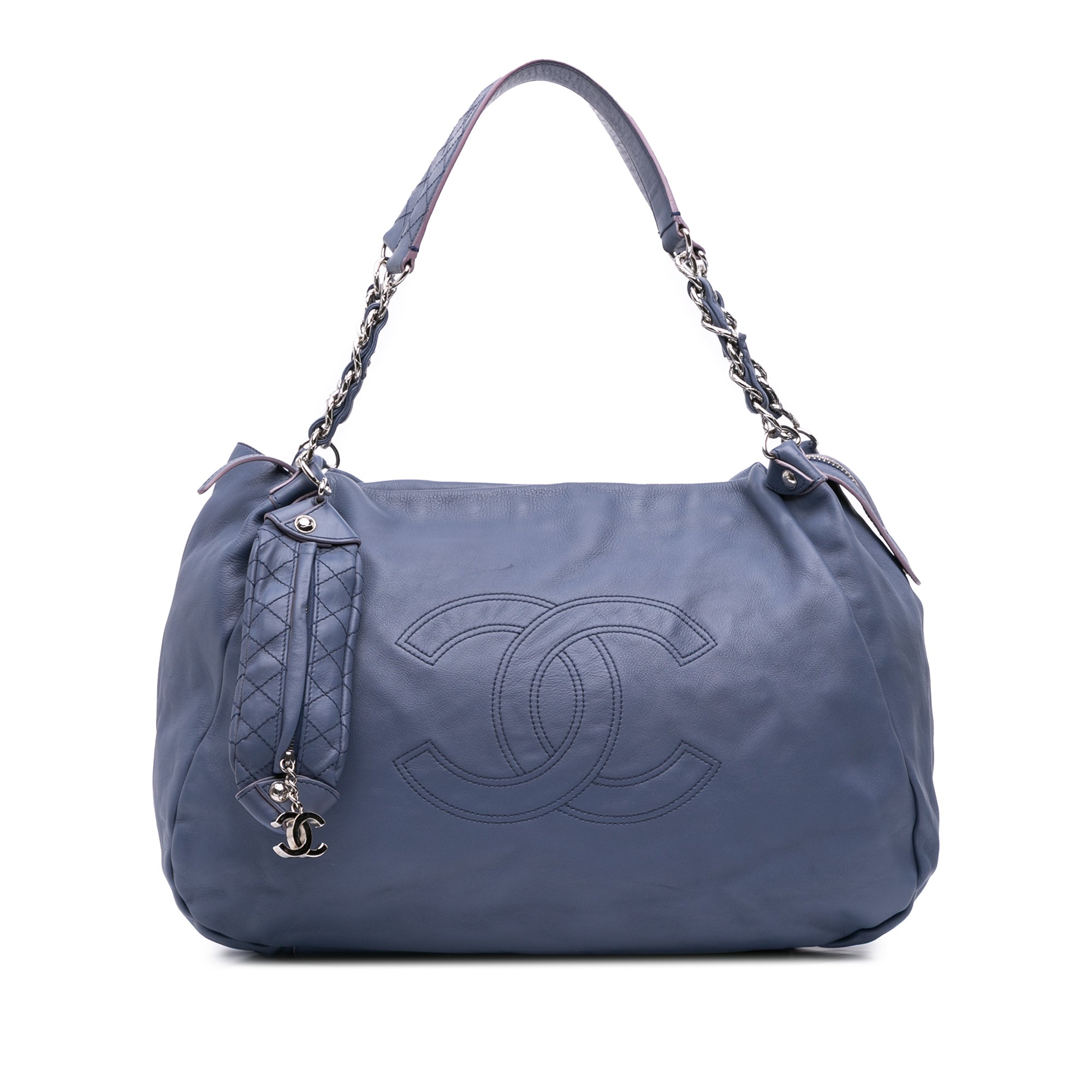 Chanel CC Calfskin Edgy Hobo - image 1