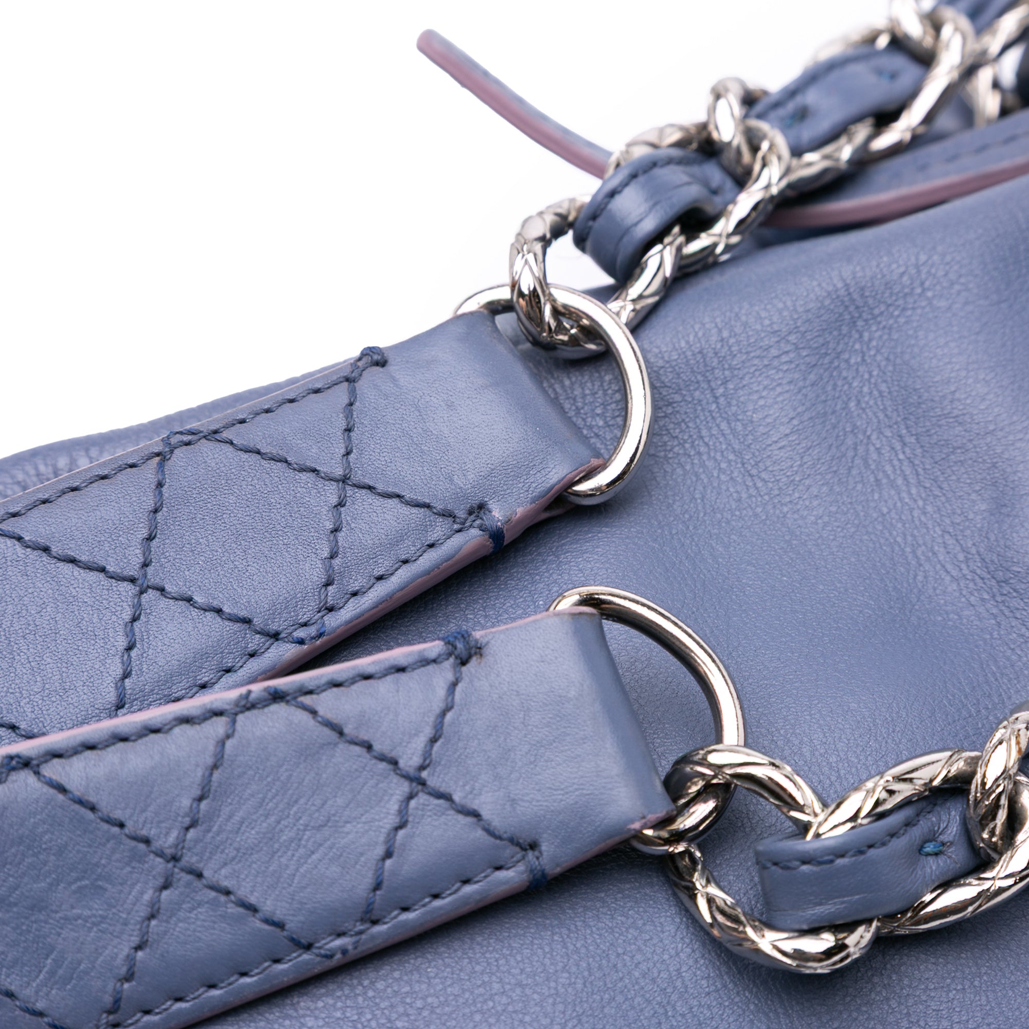 Chanel CC Calfskin Edgy Hobo - image 11