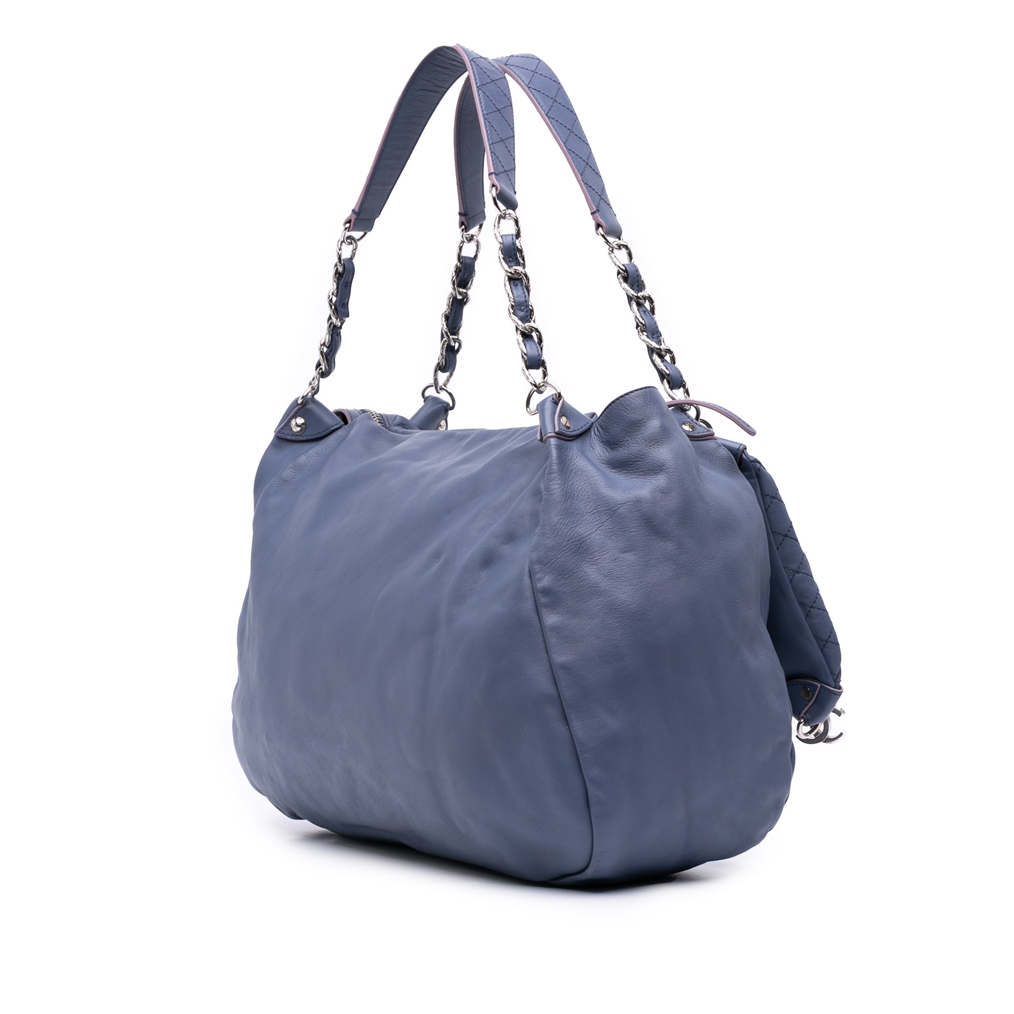 Chanel CC Calfskin Edgy Hobo - image 2