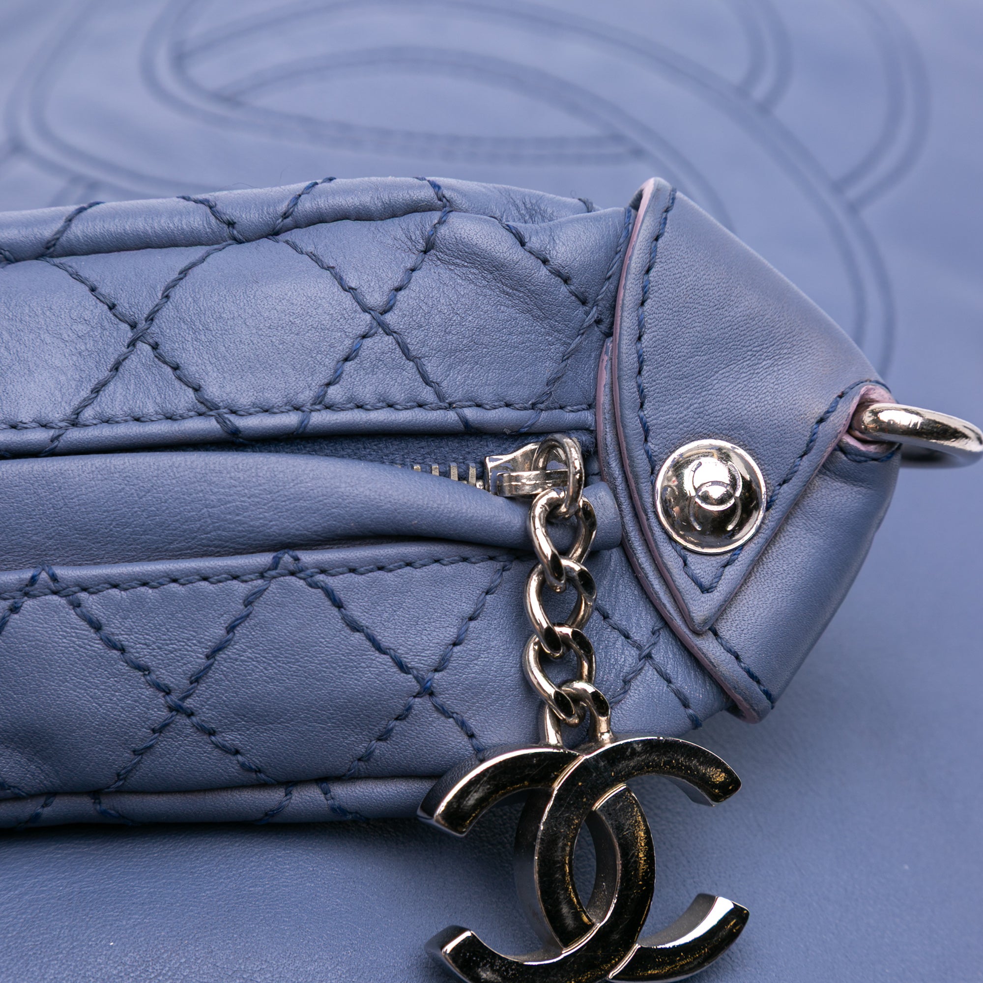 Chanel CC Calfskin Edgy Hobo - image 8
