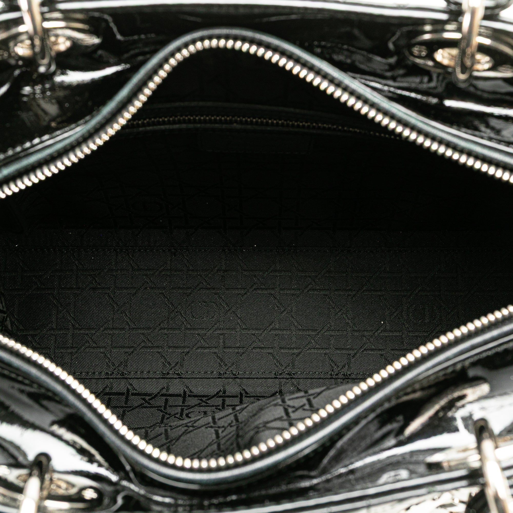 Dior Large Patent Cannage Lady Dior - image 4