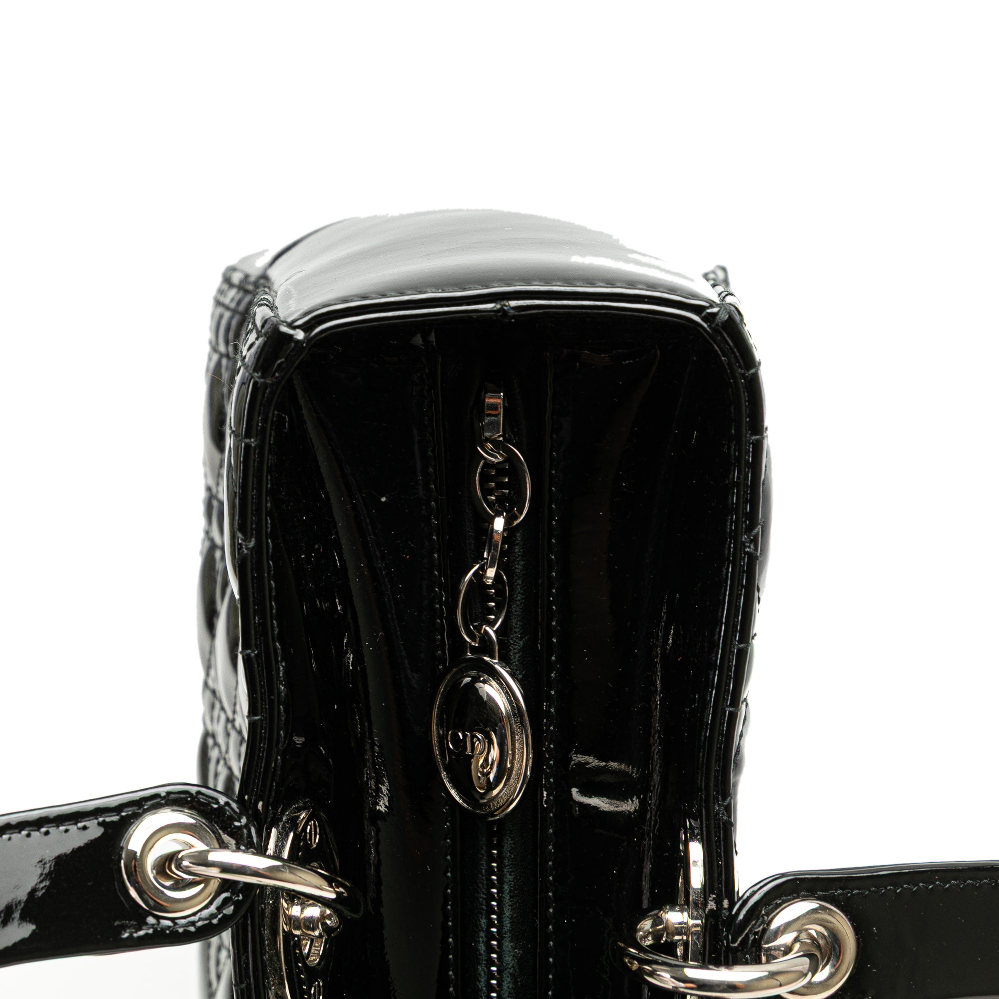 Dior Large Patent Cannage Lady Dior - image 7