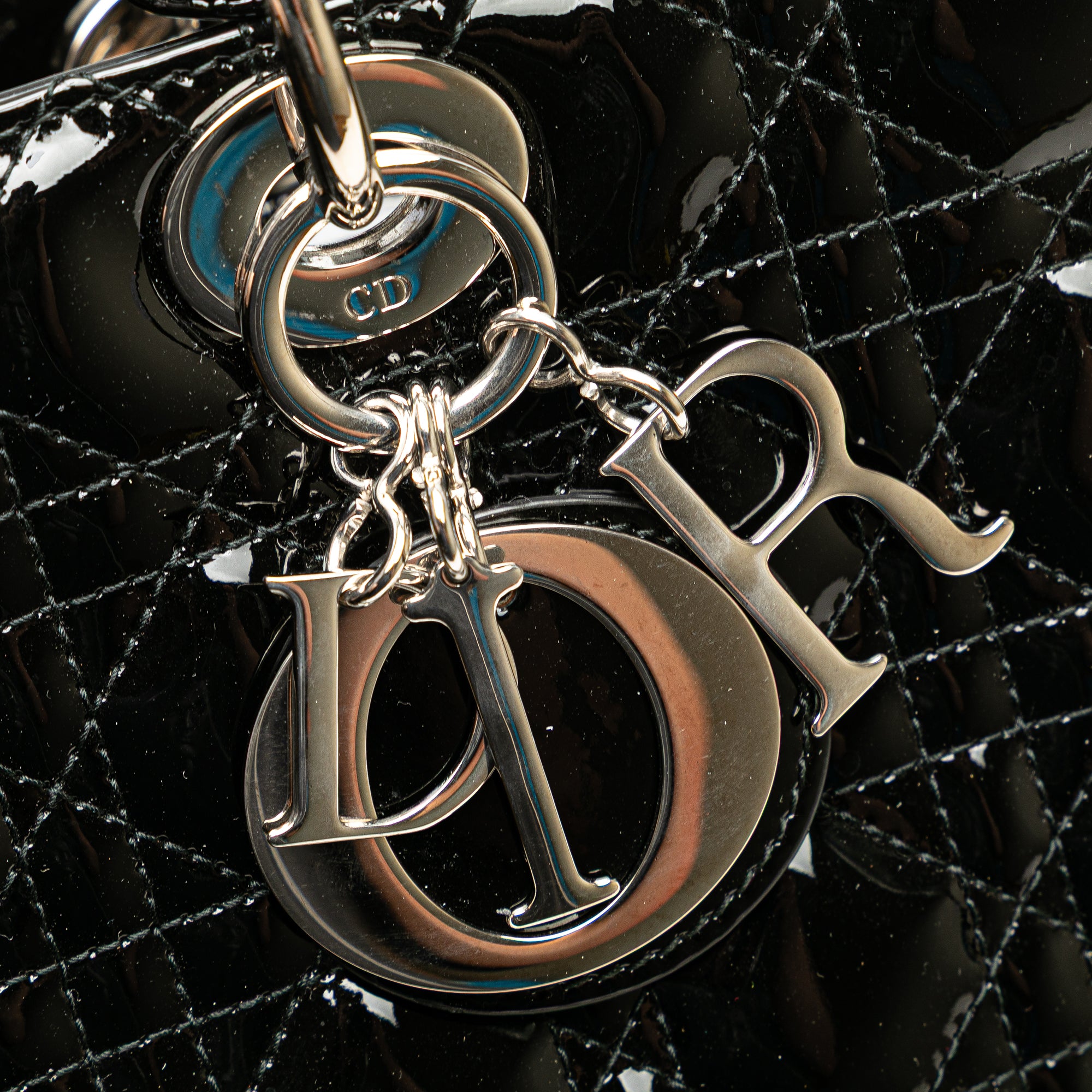Dior Large Patent Cannage Lady Dior - image 8