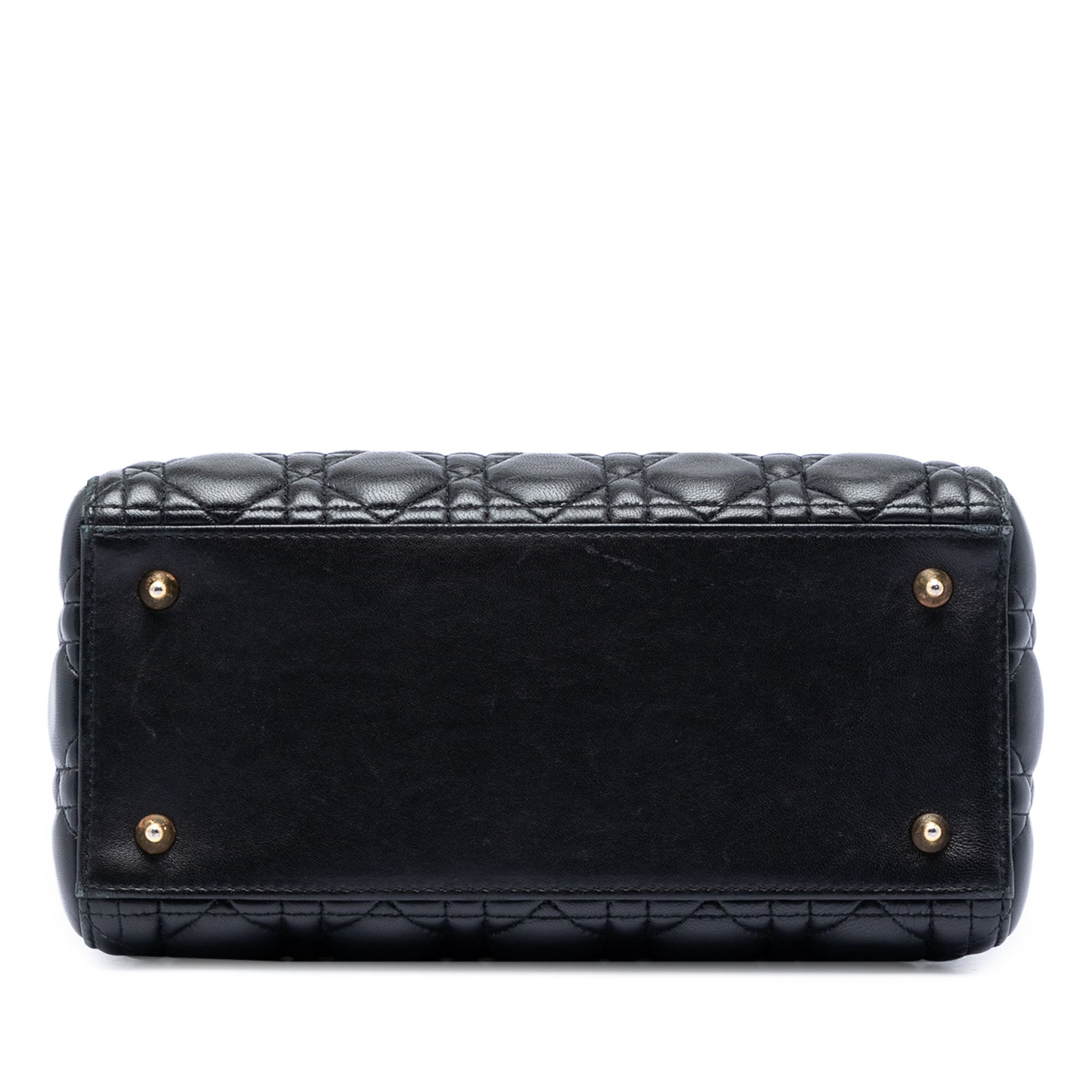 Dior Medium Lambskin Cannage Lady Dior - image 3