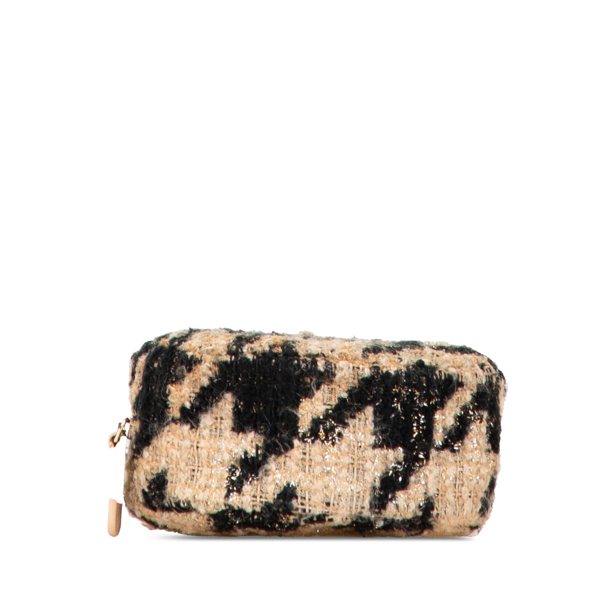 Chanel Tweed 19 Round Clutch with Chain and Coin Purse - image 3