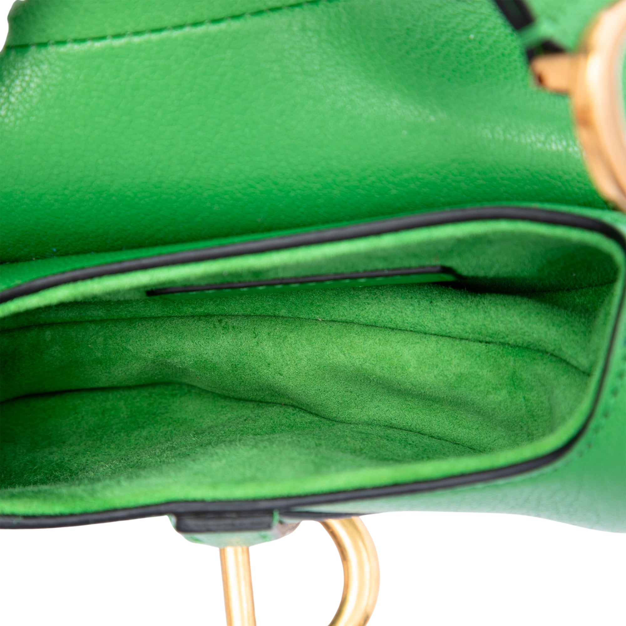 Dior Micro Goatskin Saddle Bag - image 4