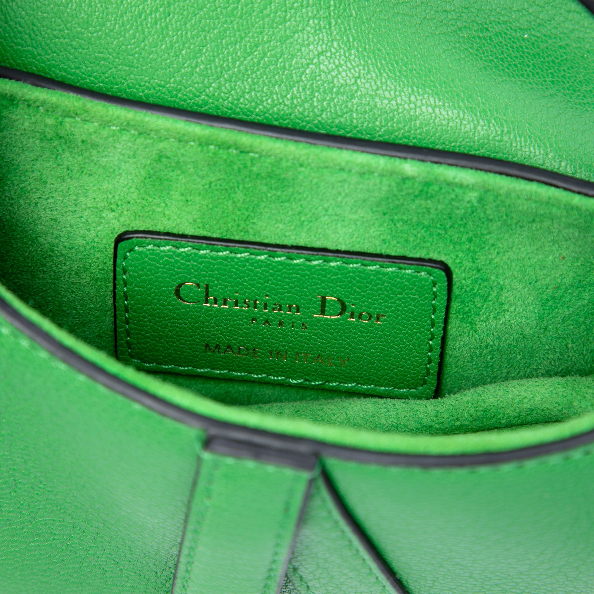 Dior Micro Goatskin Saddle Bag - image 5