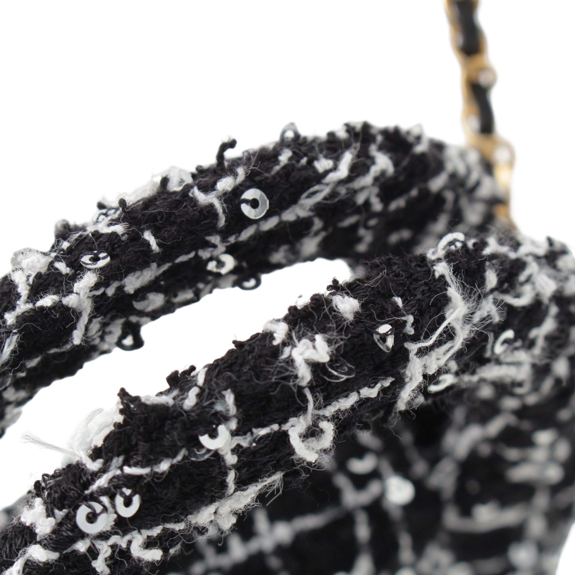 Chanel Nano Tweed Kelly Clutch on Chain - image 10