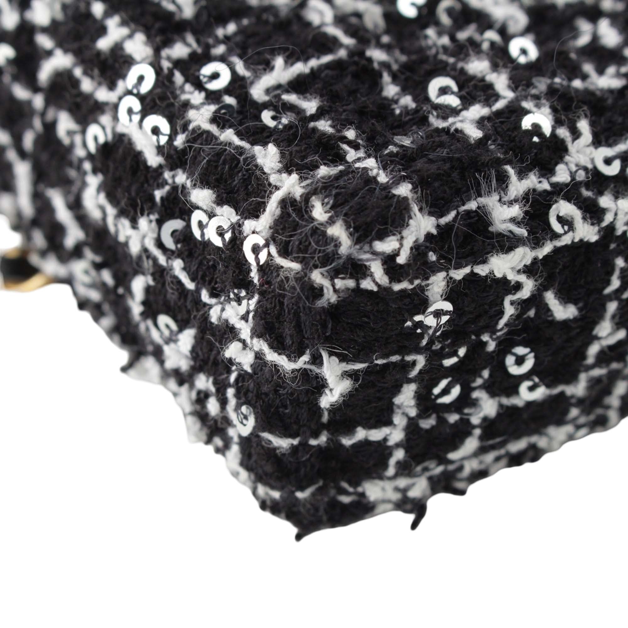 Chanel Nano Tweed Kelly Clutch on Chain - image 9