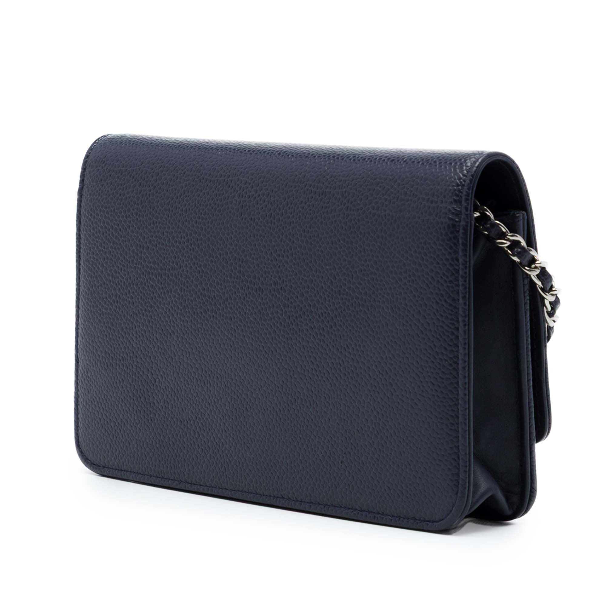 Chanel CC Caviar Wallet On Chain - image 2