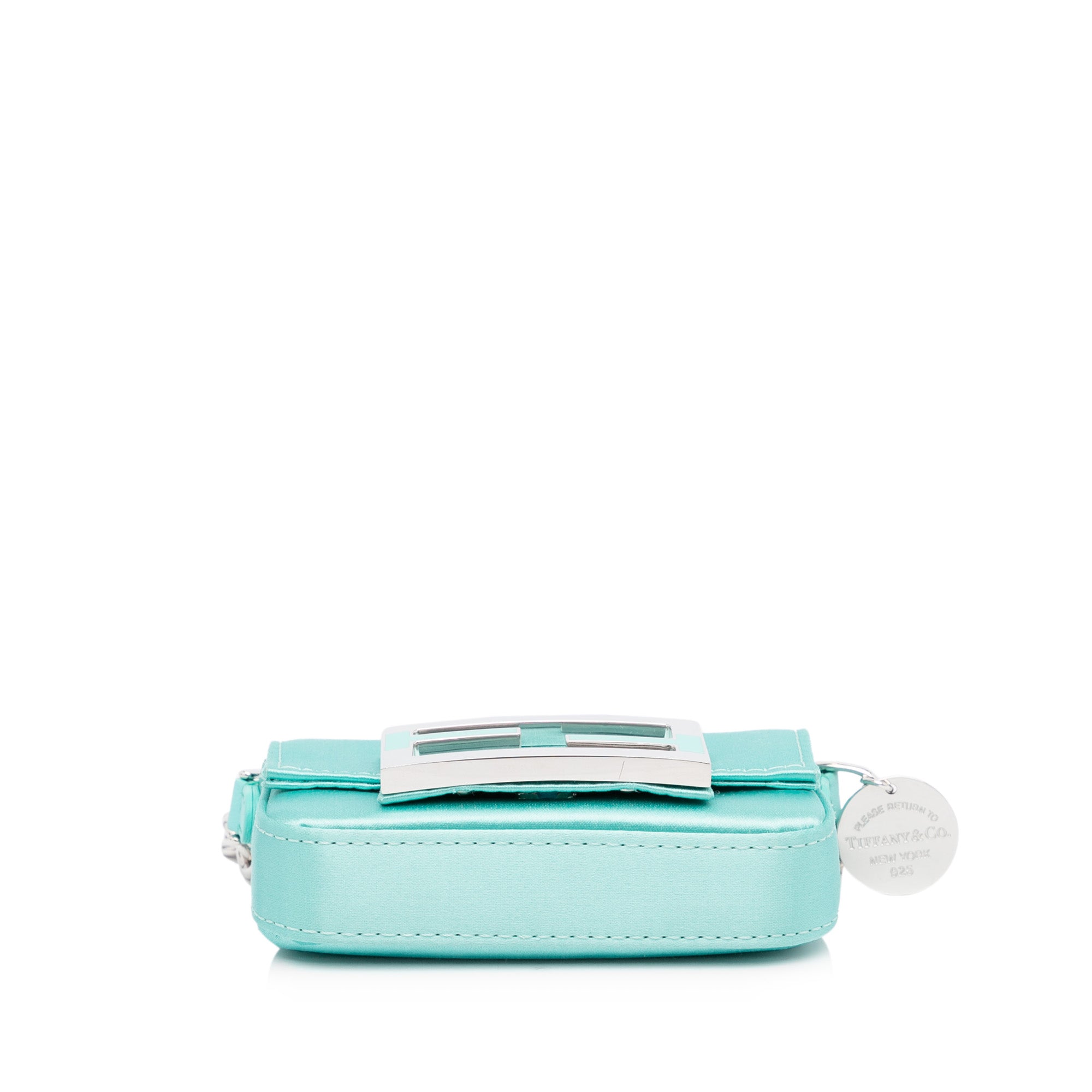 Fendi x Nano Tiffany Satin Baguette - image 4